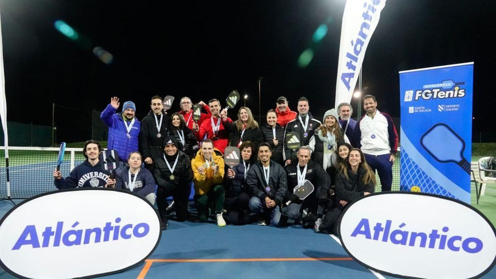 +Deporte Atlántico cierra el 2025 con un torneo de pickleball en el Club de Campo