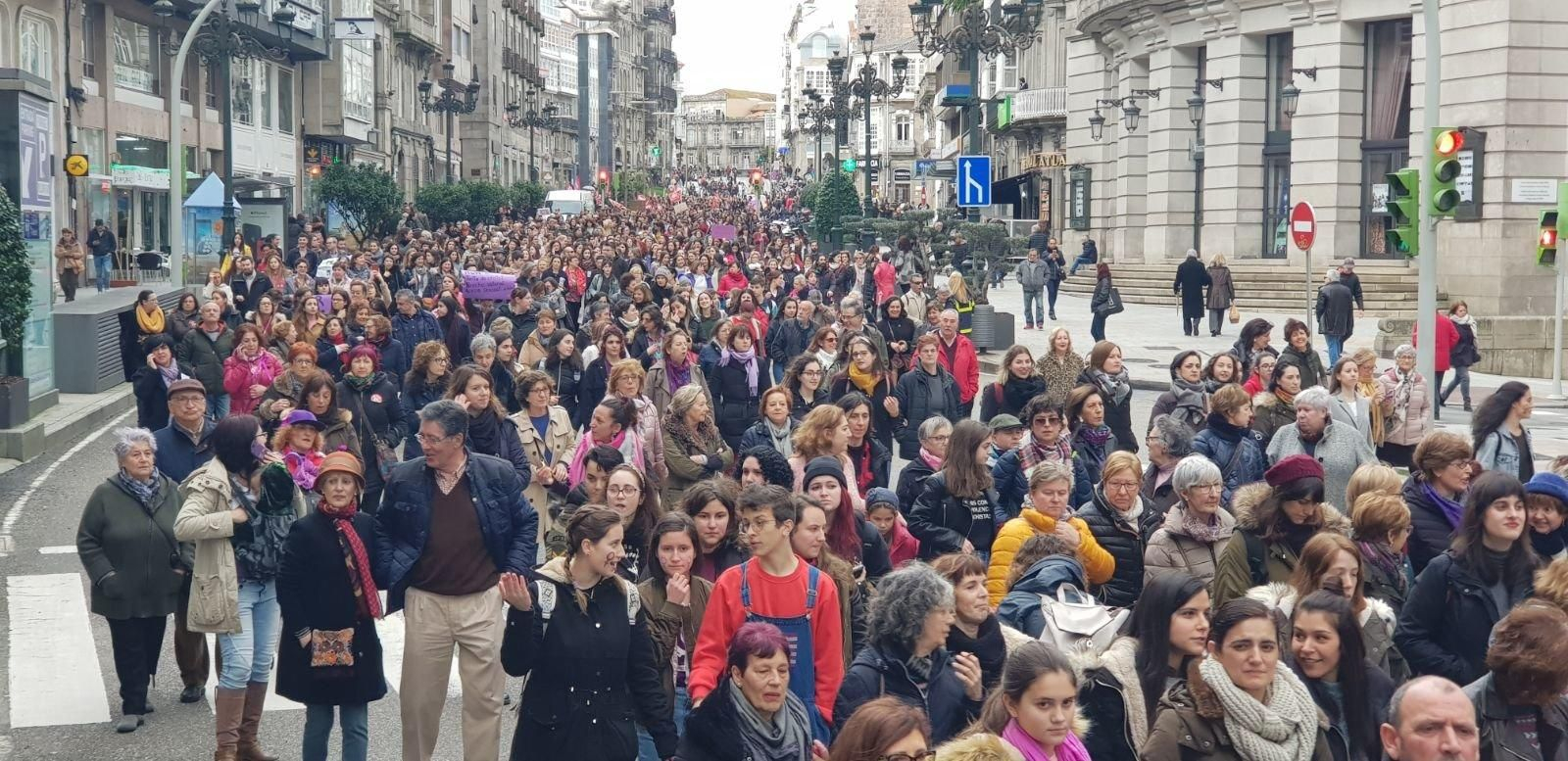 Huelga del 8M en Vigo