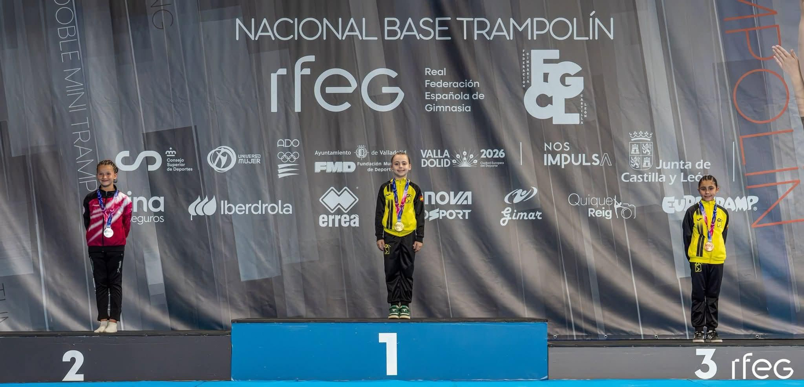 Valladolid encumbró al trampolín provincial