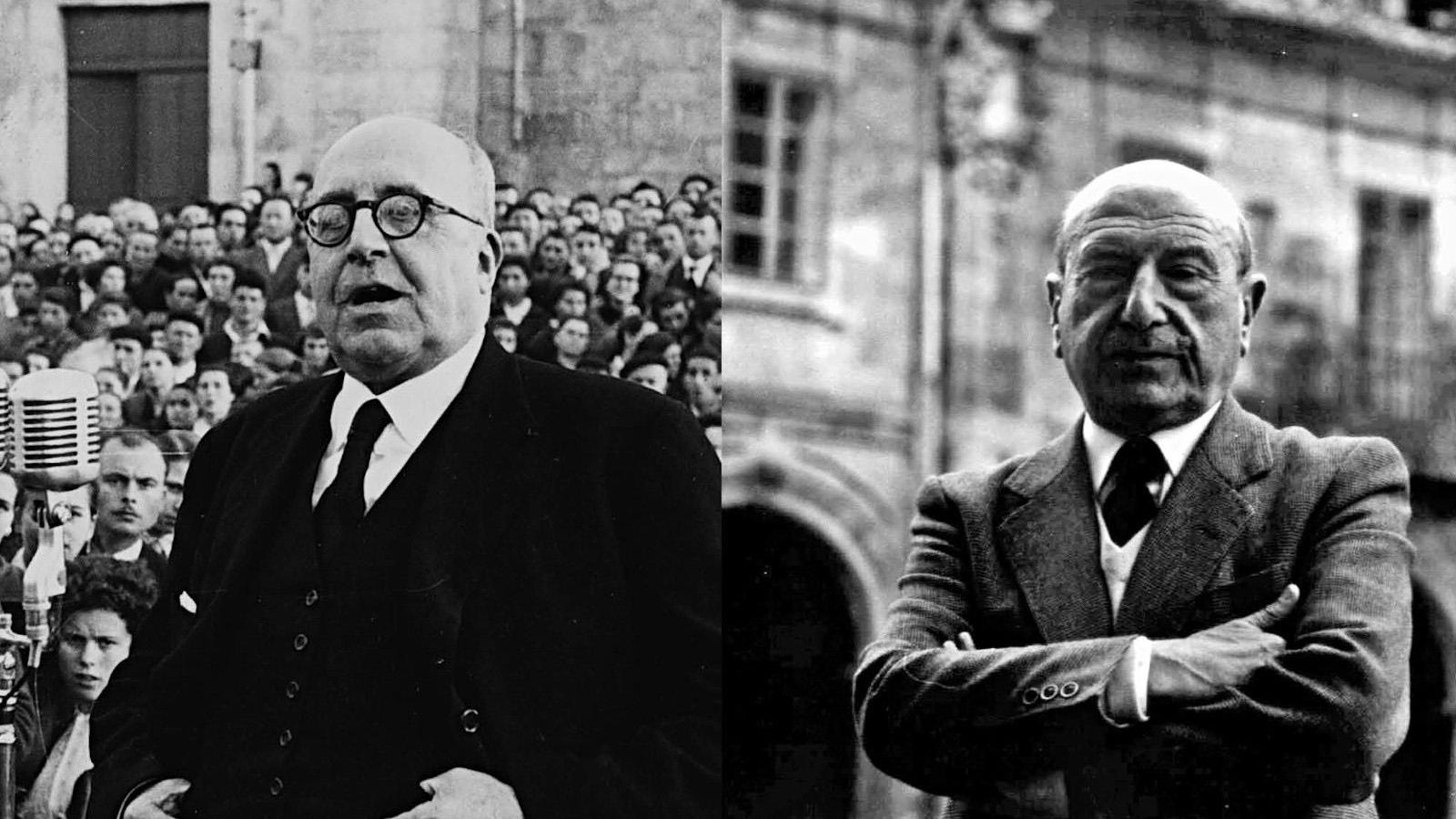 Otero Pedrayo e Ramón Carballo-Calero