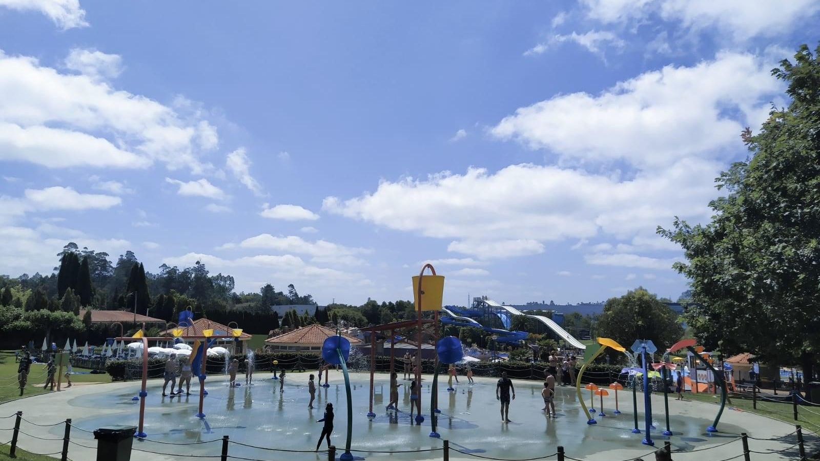 Zona infantil en el Aquapark.