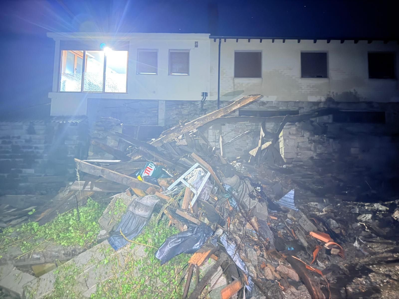 Galería | A Bouza, en Viana, zona cero de la destrucción en la provincia de Ourense por las lluvias torrenciales