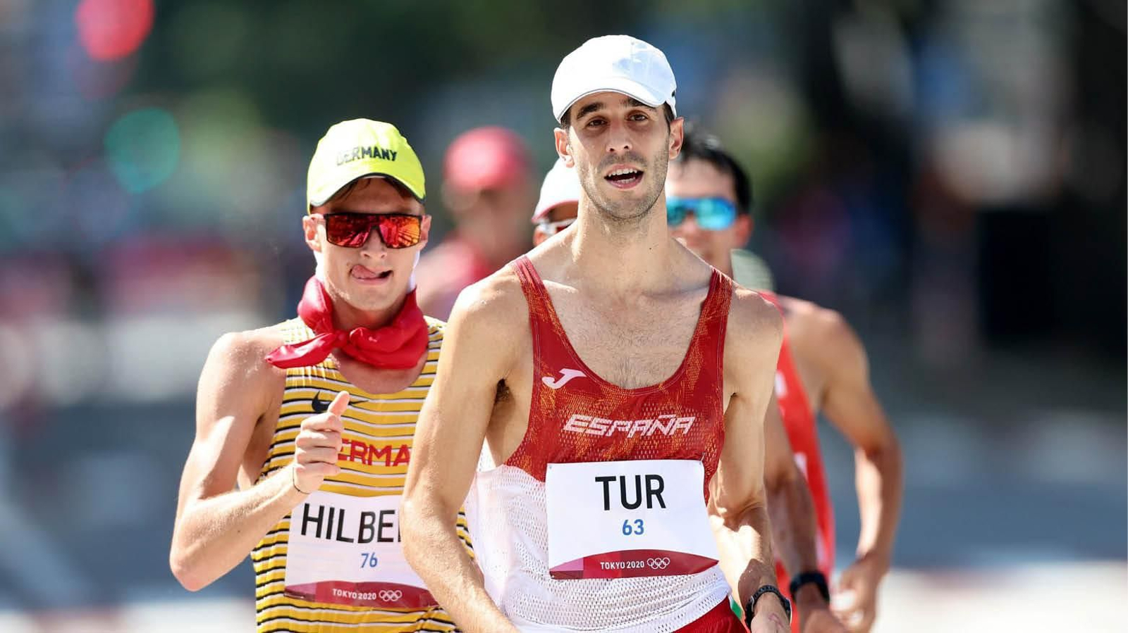 Marc Tur fue rebasado en los últimos 200 metros y finalizó la prueba de 50 kilómetros marcha en la cuarta posición.