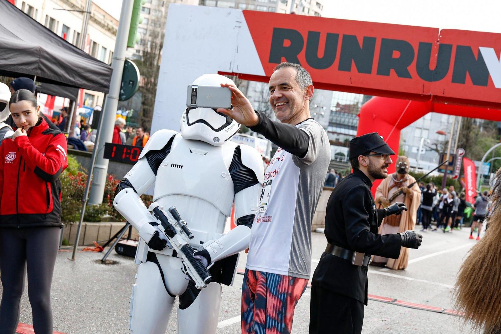 Inmortalizando la presencia en la carrera Calvario 5+5.