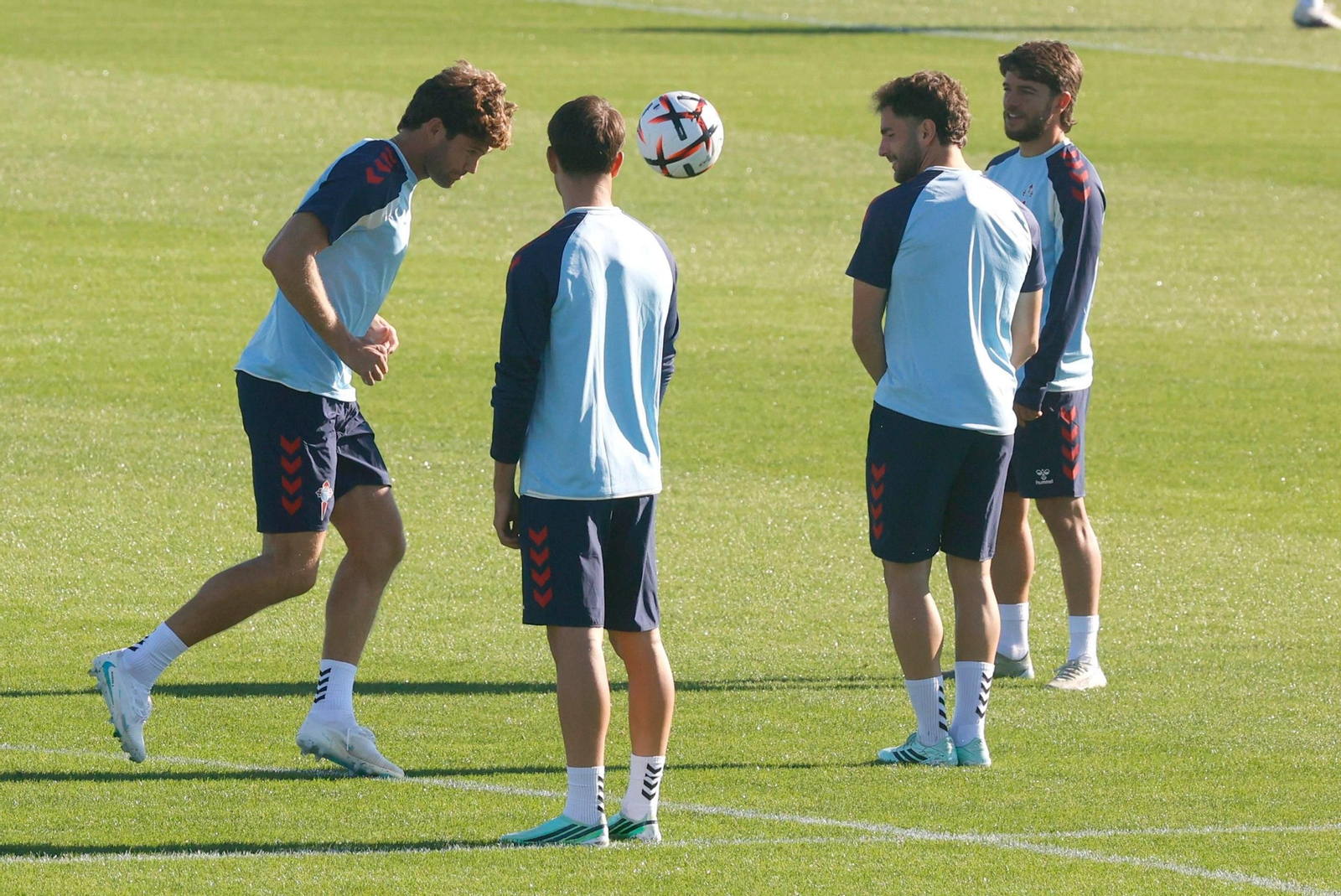 Galería | El Celta se prepara para una gran noche europea ante la Juventus