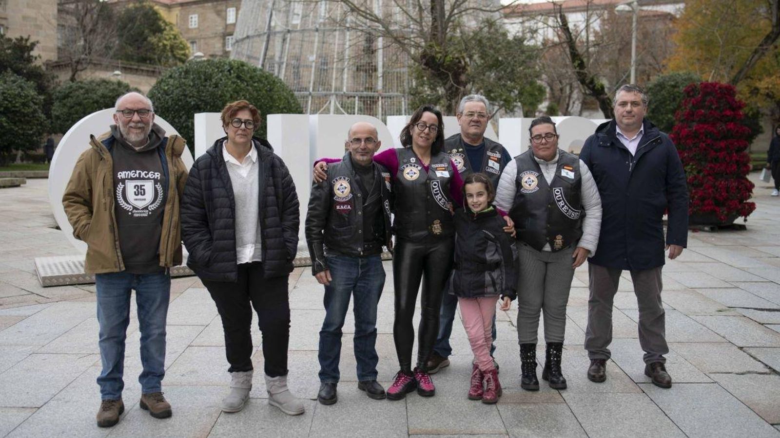 Una representación de la solidaridad ourensana