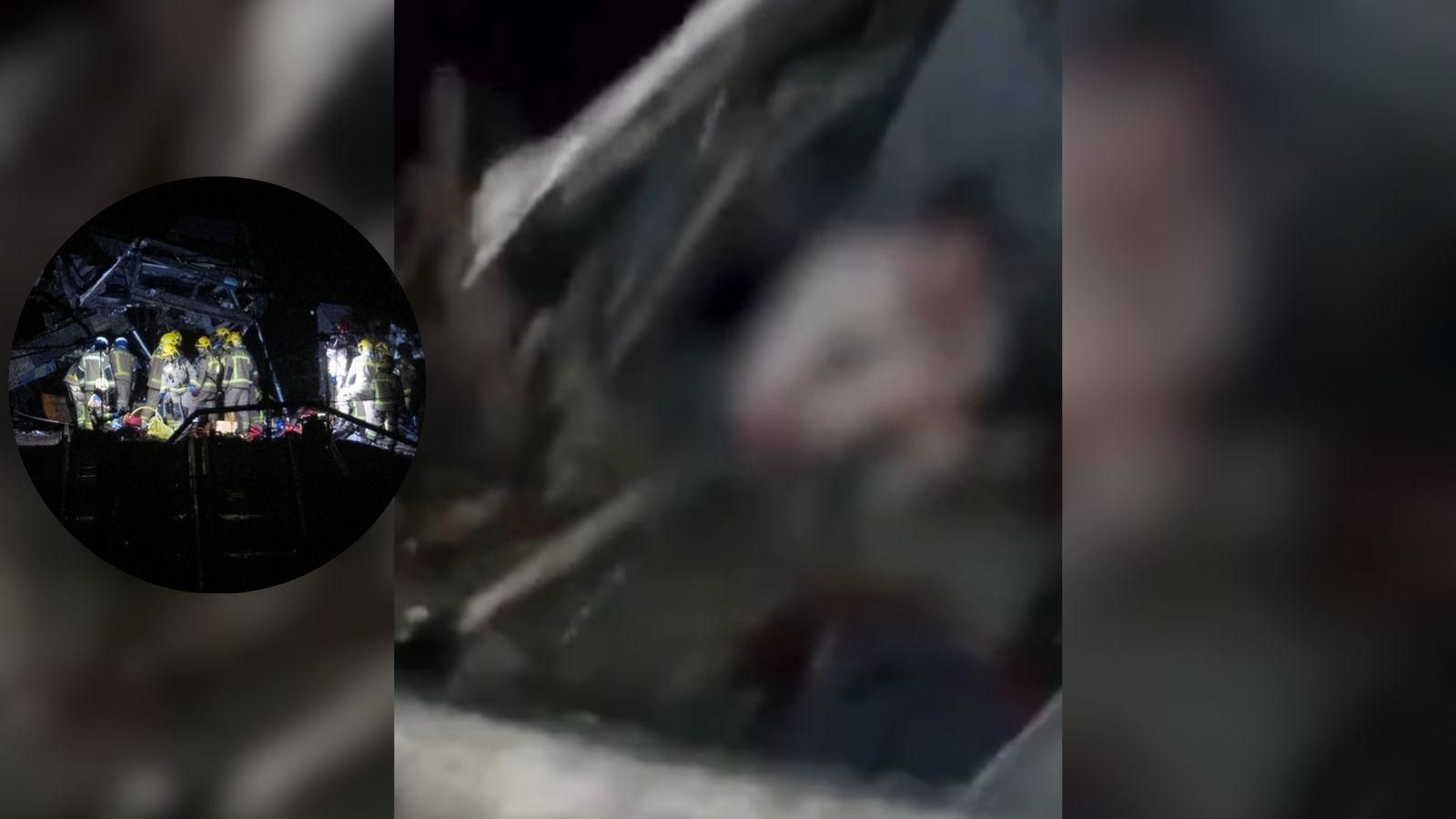 Fragmento del vídeo grabado en Gelida, Cataluña