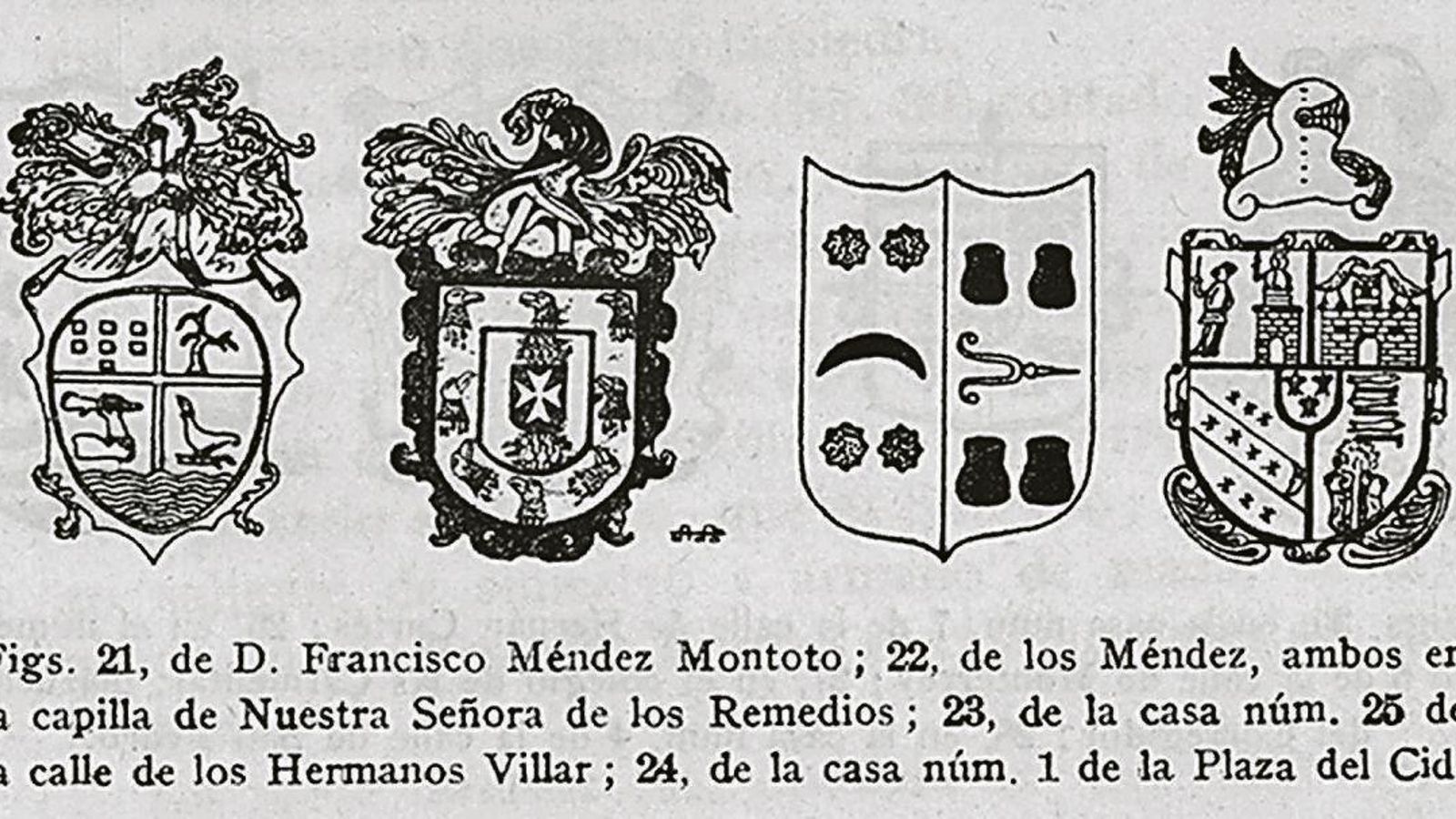 Escudo dos Armada, na casa de “María Andrea”.