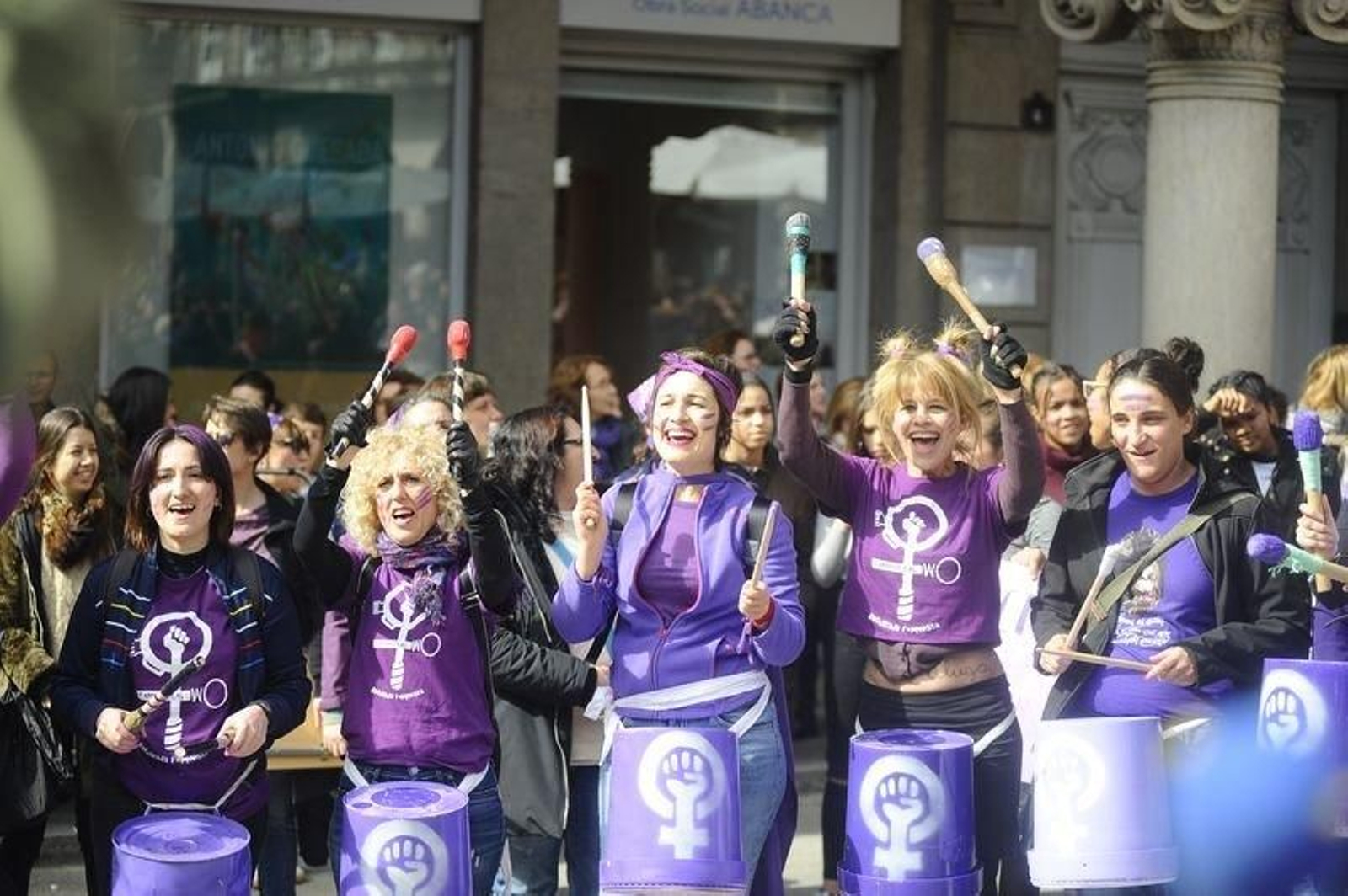 Concentracion 8-M en Ourense