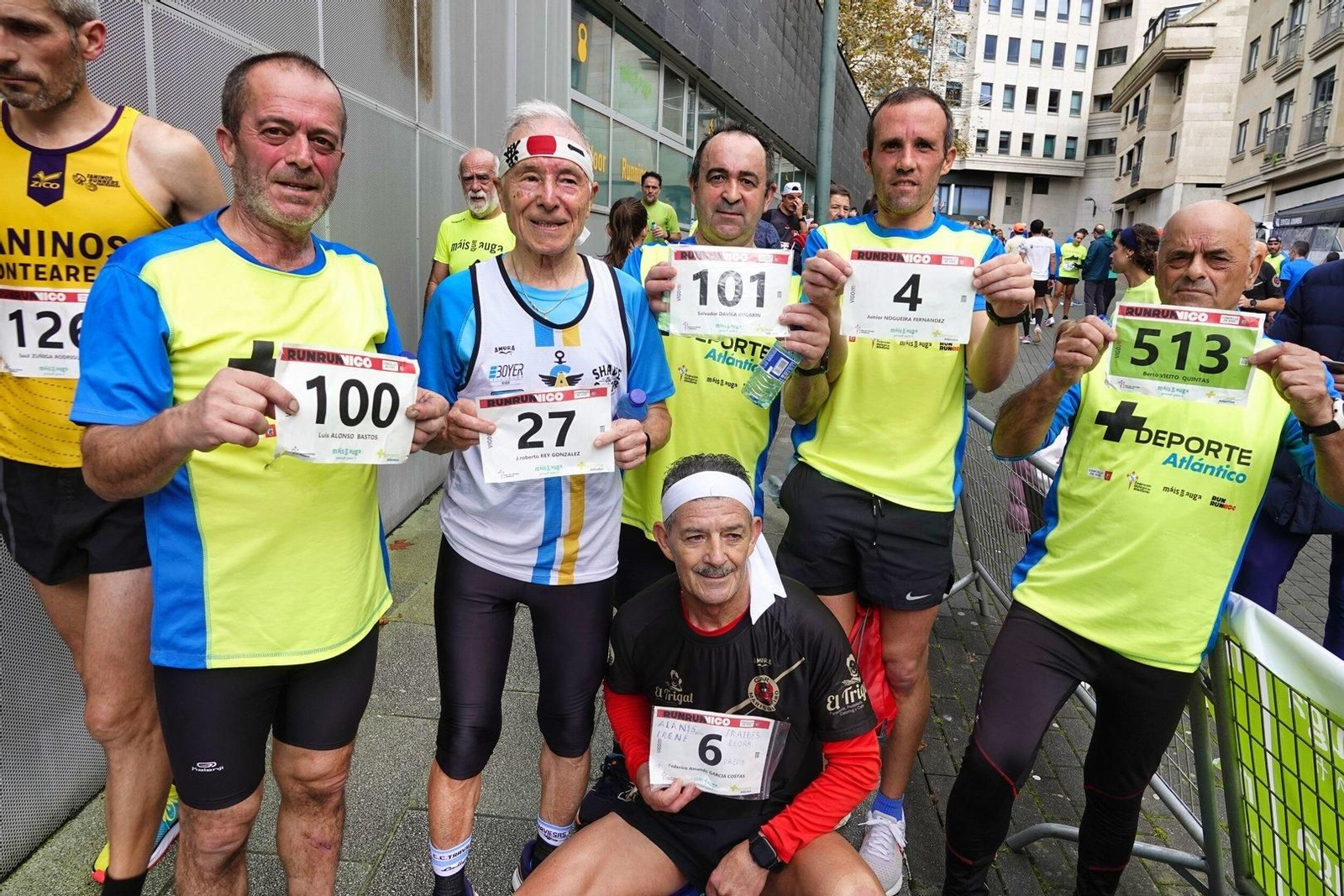 Participantes en la Vigo+11 en Coia.