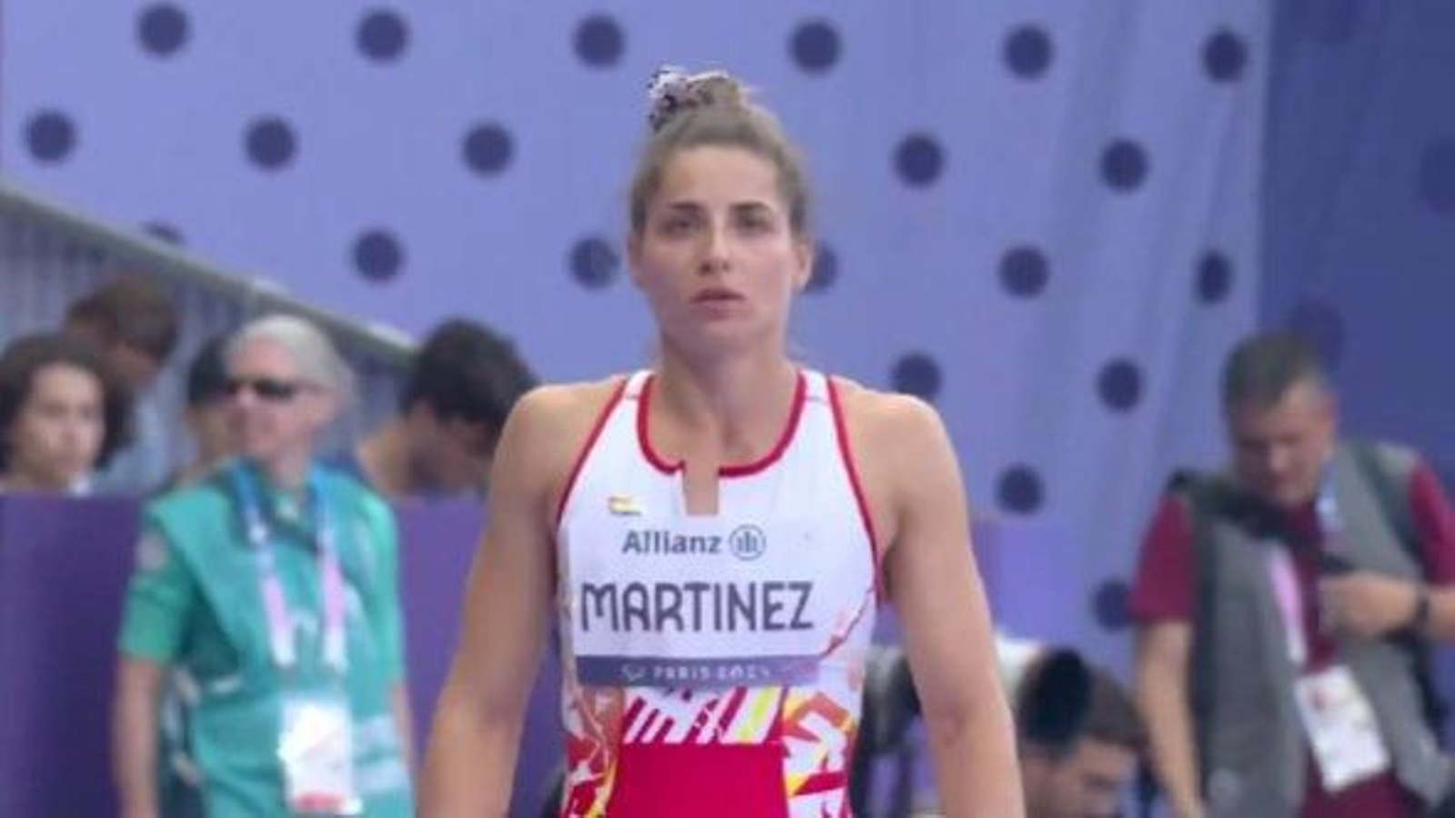Sara Martínez en los Juegos Paralímpicos de París. // Teledeporte