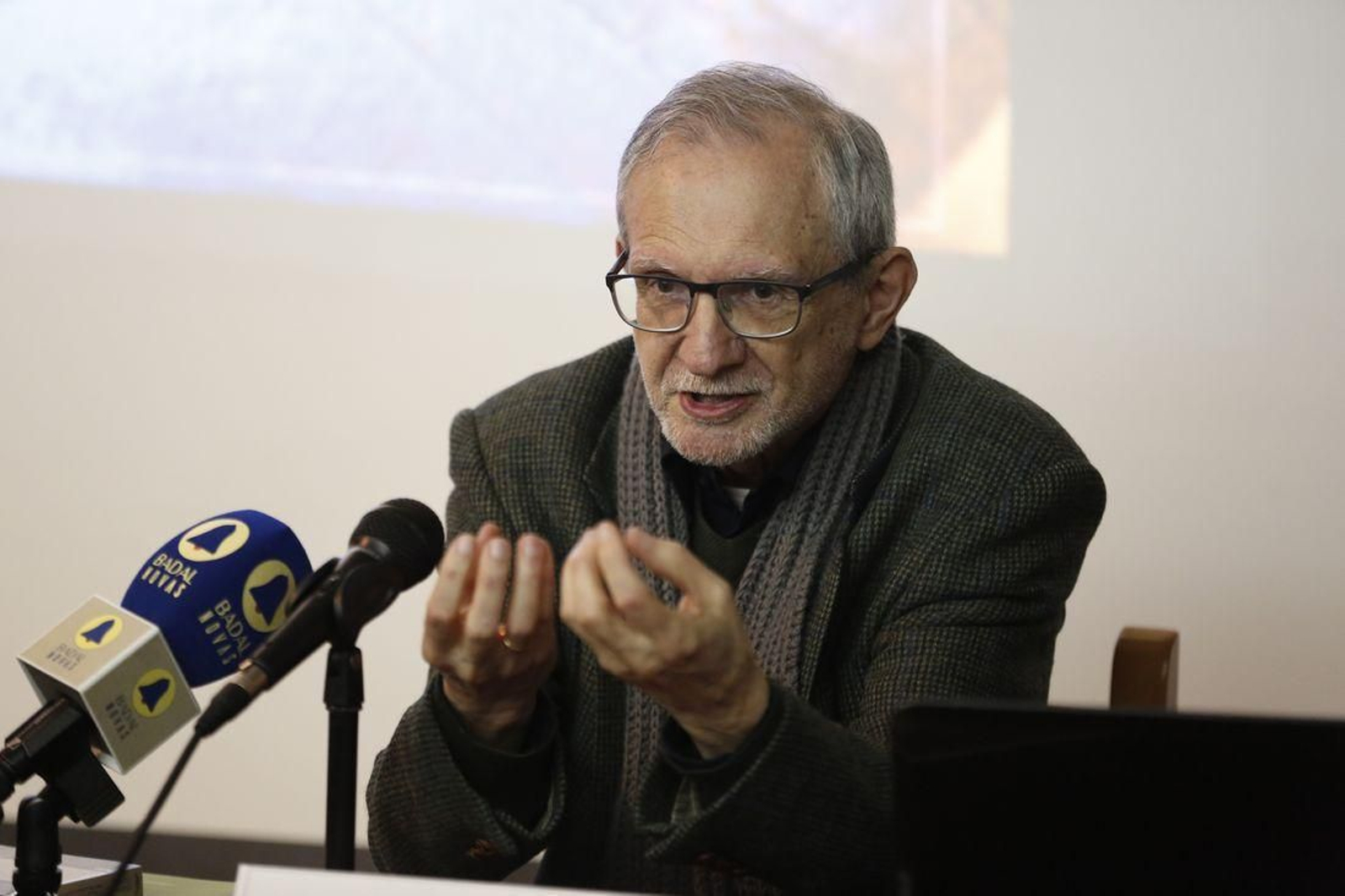 José Fariña Tojo durante su intervención. (Foto: Xesús Fariñas)