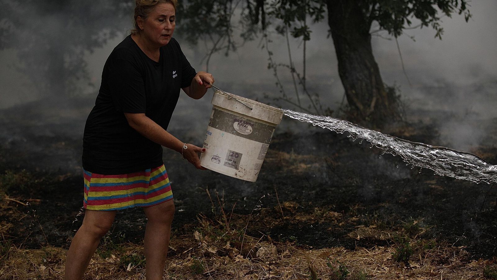 Galería | El fuego rodea Ourense