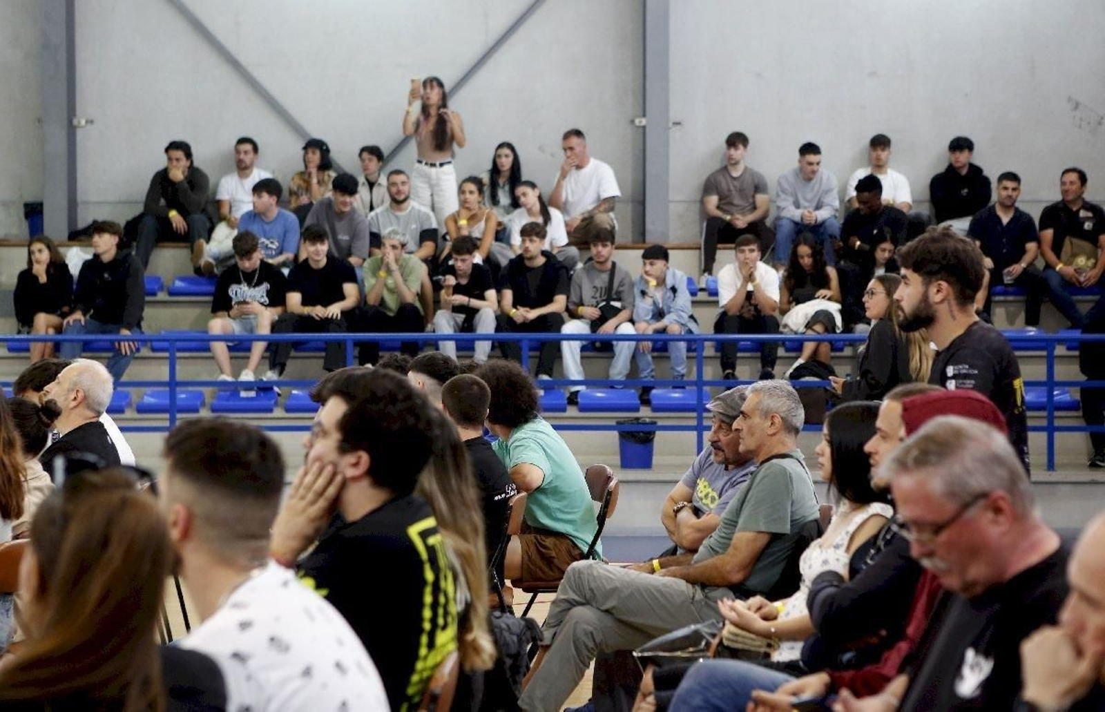 Numeroso público siguió la velada en San Cibrao.