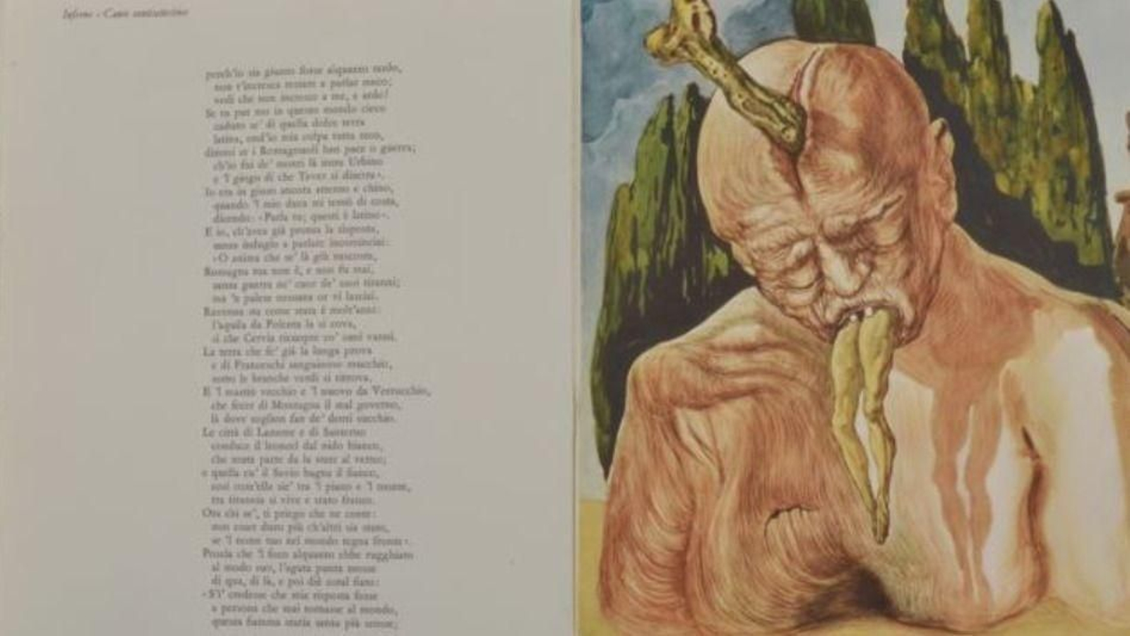 Uno de los grabados de la colección de Dalí.