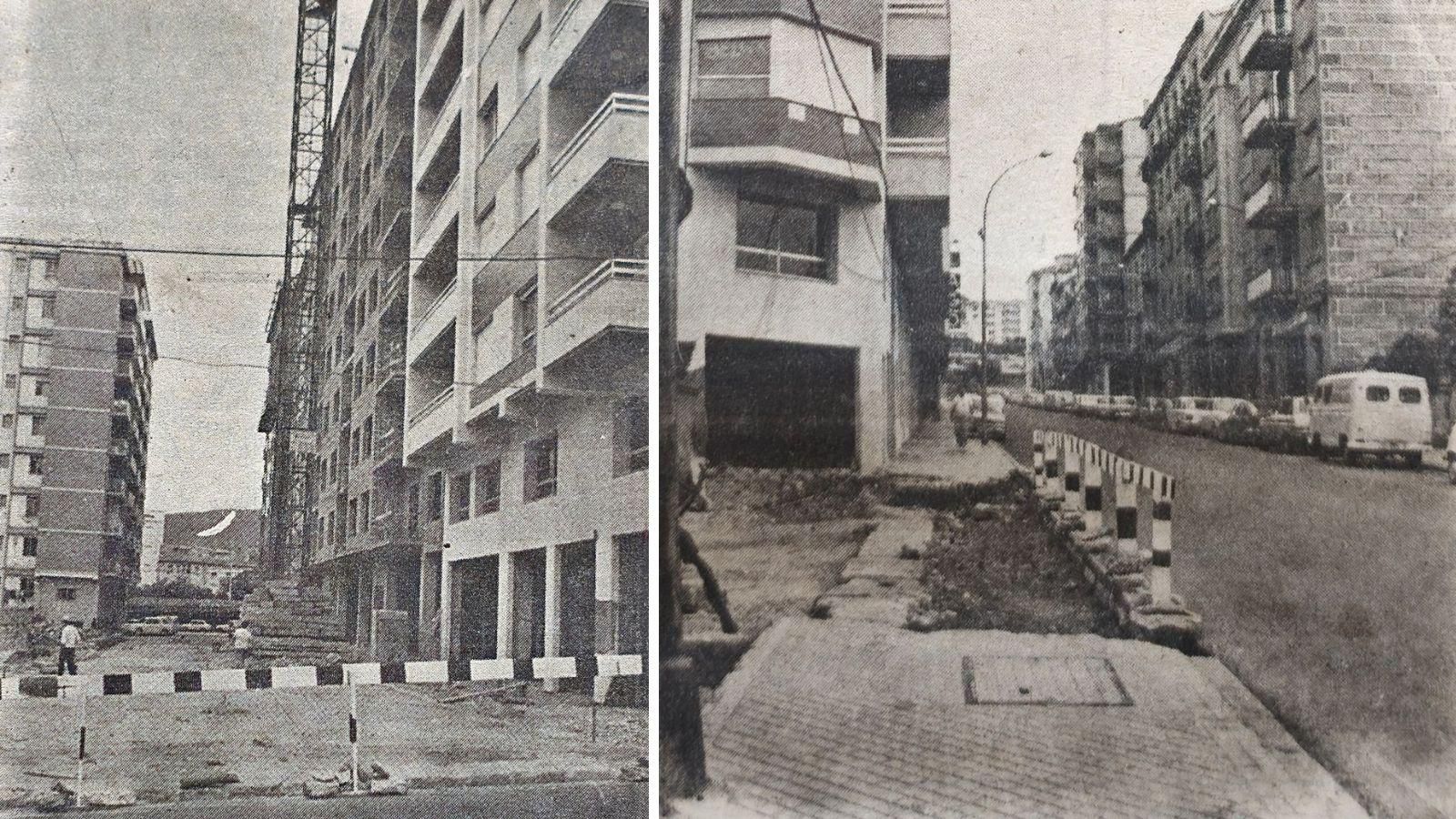 Nuevo tramo de la calle Valle Inclán y la calle Capitán Cortés mal señalizada respectivamente.