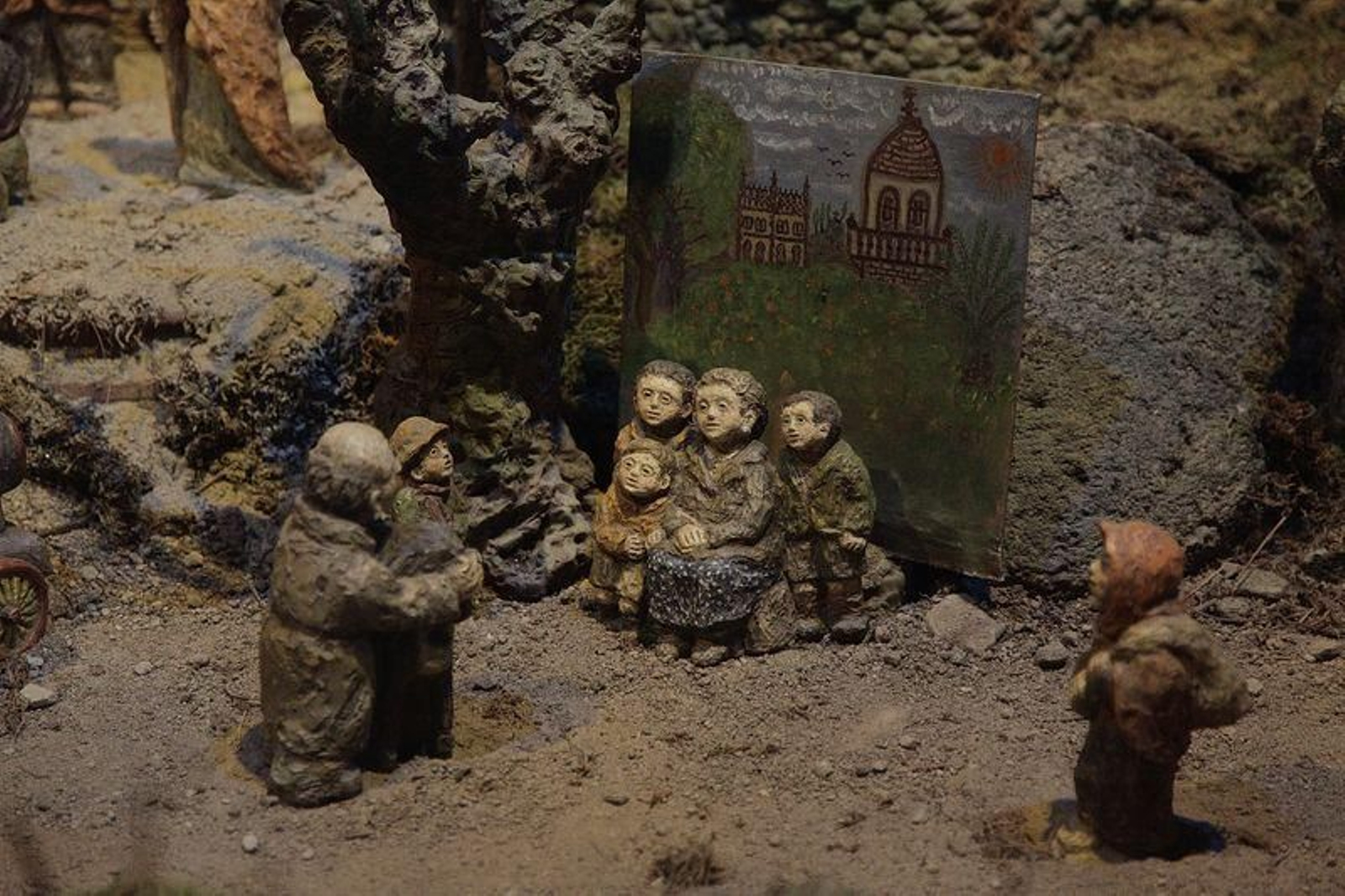 El belén de Baltar, un clásico en Ourense (MIGUEL ÁNGEL)