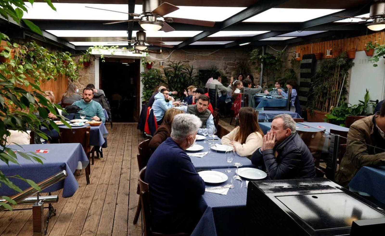 Un restaurante de Vigo.