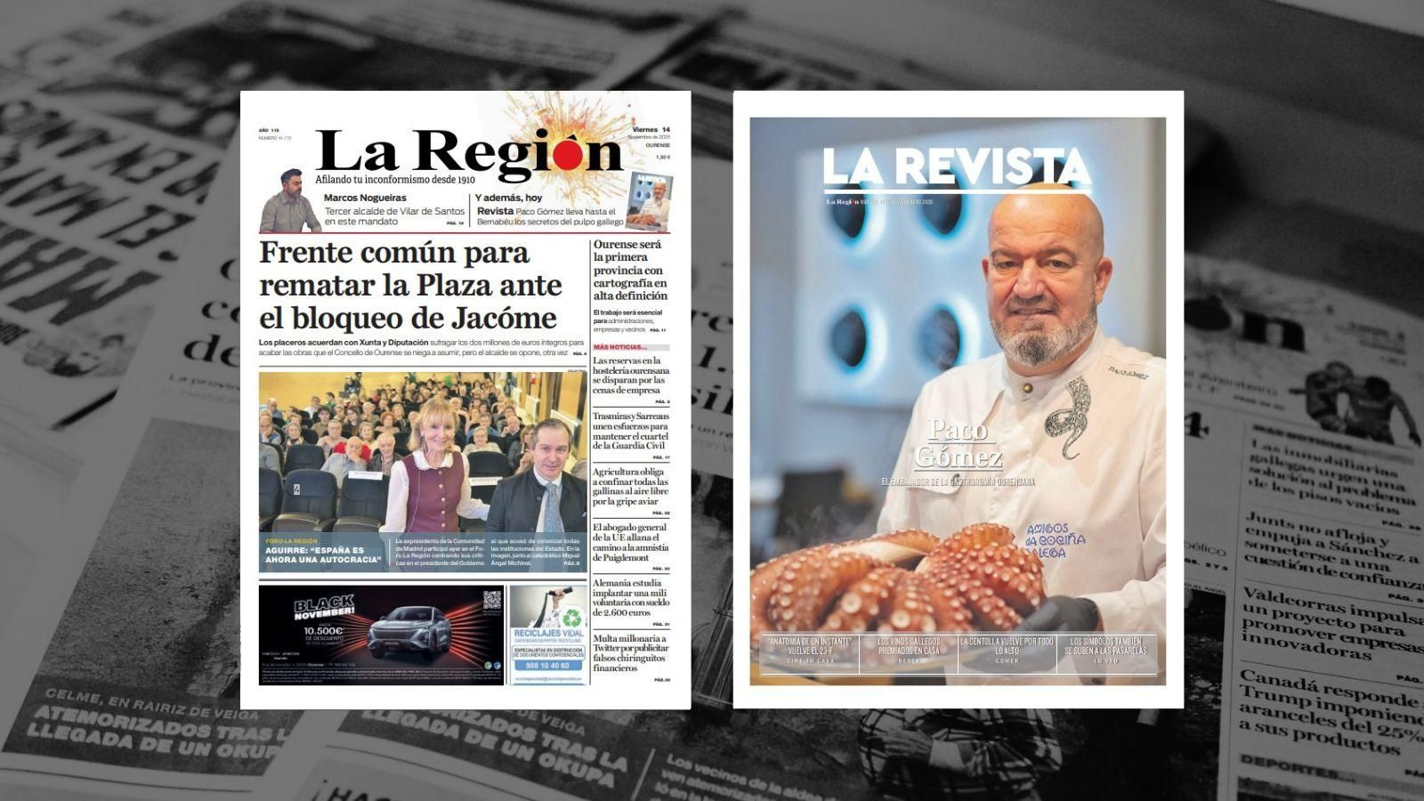 Portada de La Región