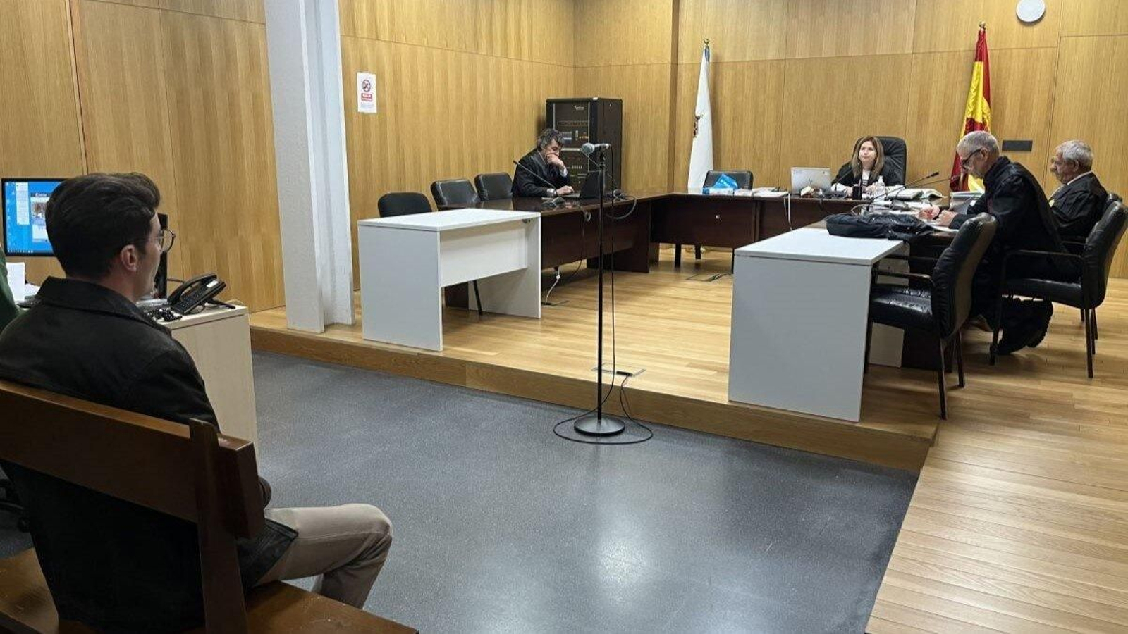 Adrien L.F., en el juicio celebrado en el Penal 2 a finales de noviembre de 2024.
