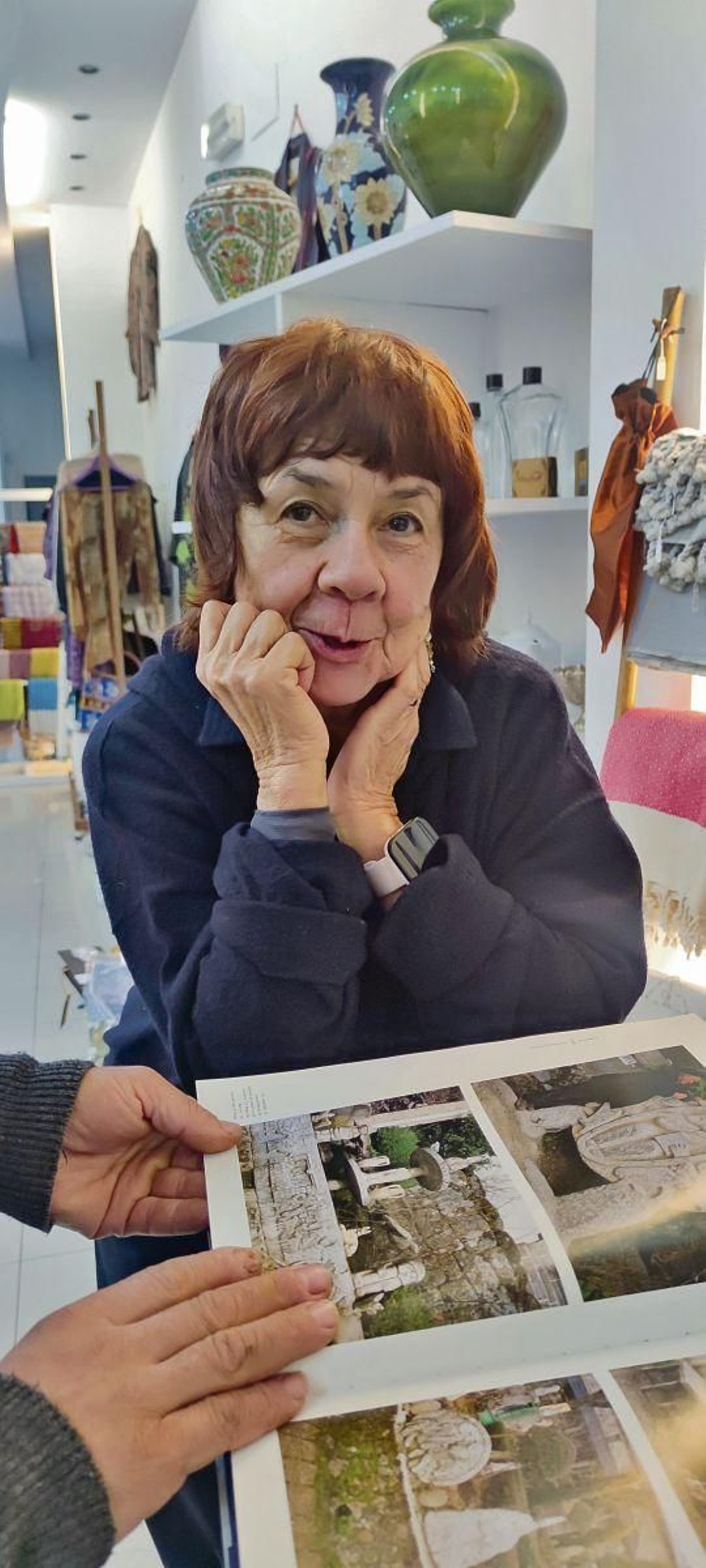 La coleccionista Belén Outeiriño.