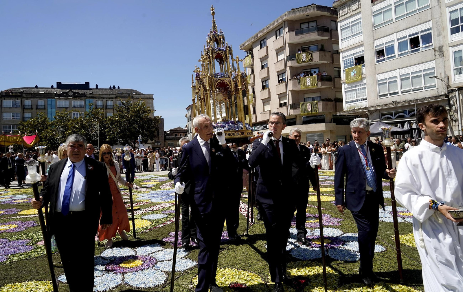 Celebración del Corpus en Ponteareas.