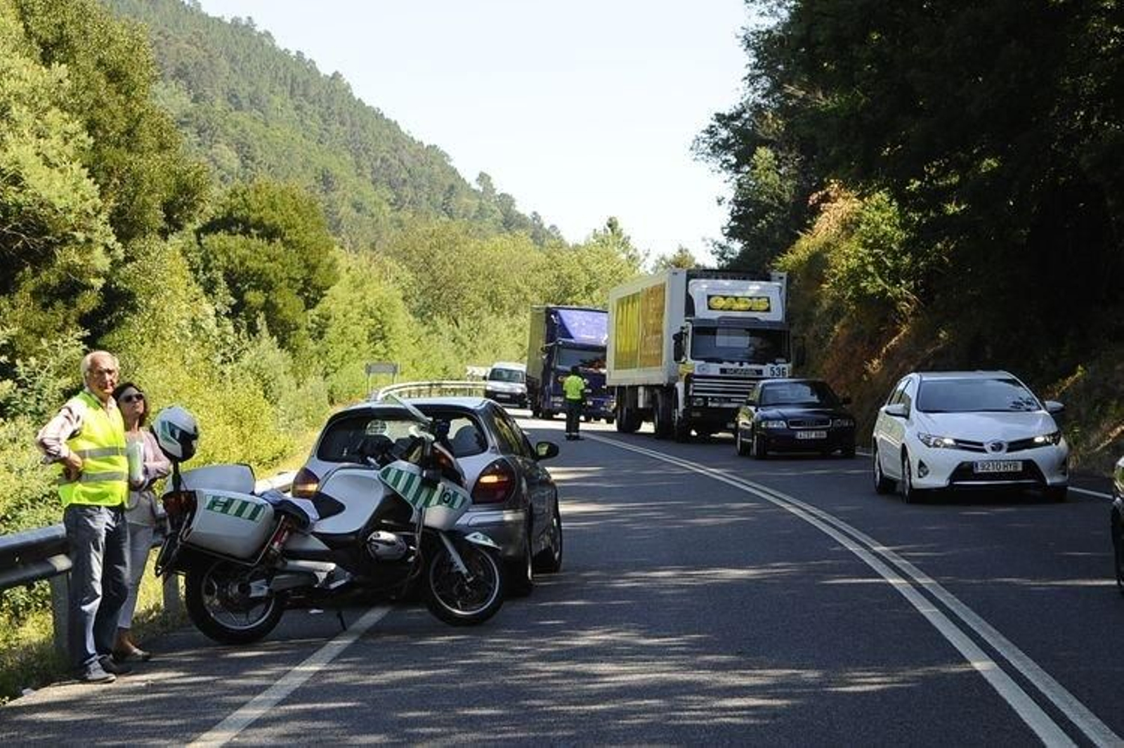 Accidente en Nogueira de Ramuín