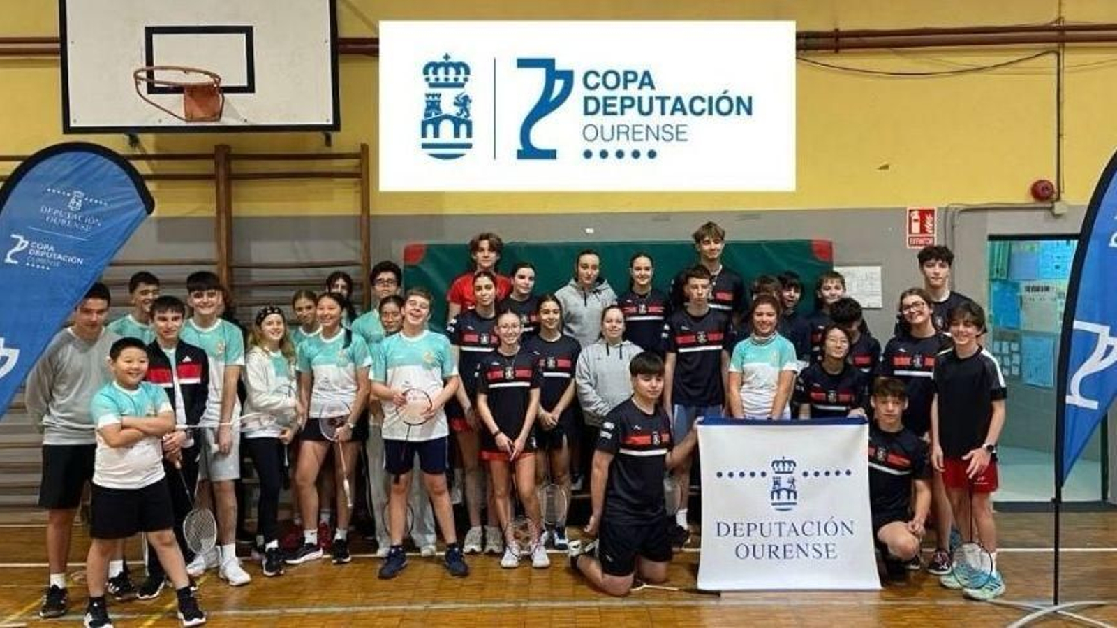 Uno de los grupos de participantes en la primera manga de la Copa Diputación 2027 en las categorías de base.