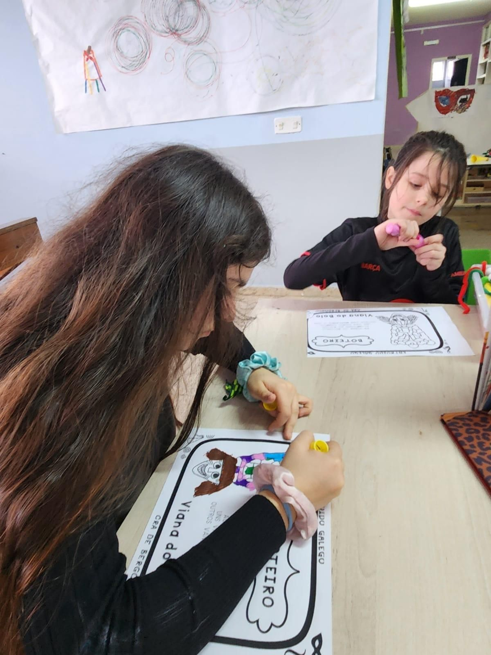 O Entroido no colexio de Vilar de Barrio