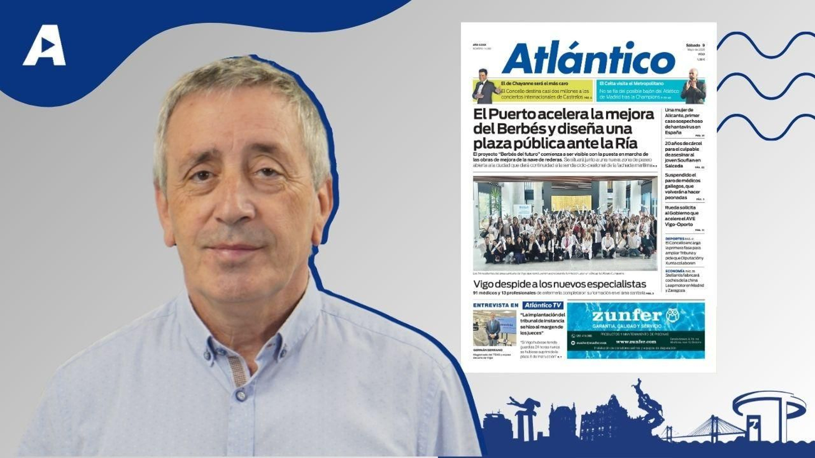 La portada de Atlántico del 9 de mayo