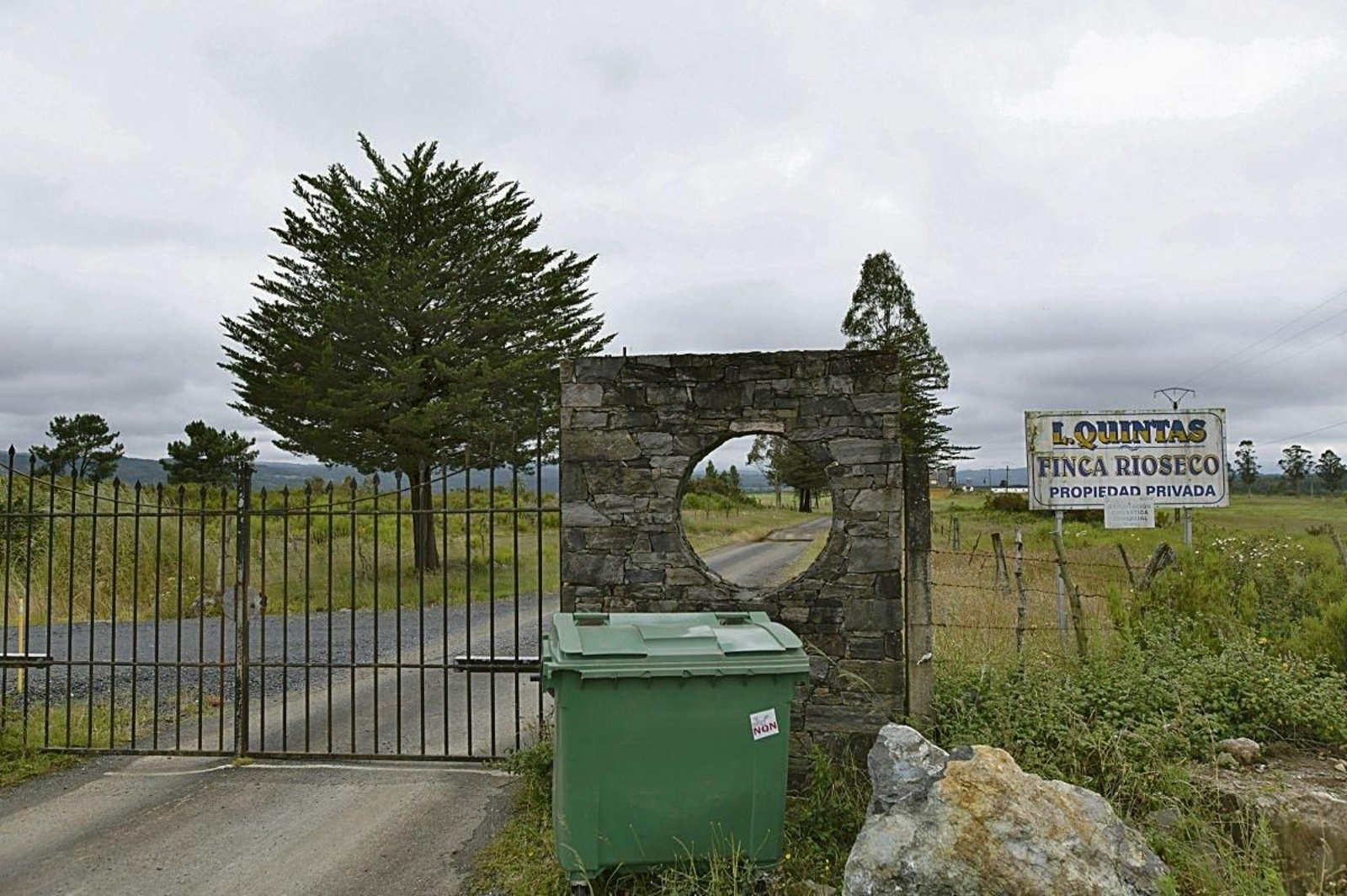 Terrenos donde Altri proyecta su planta de lyocell en Palas de Rei.