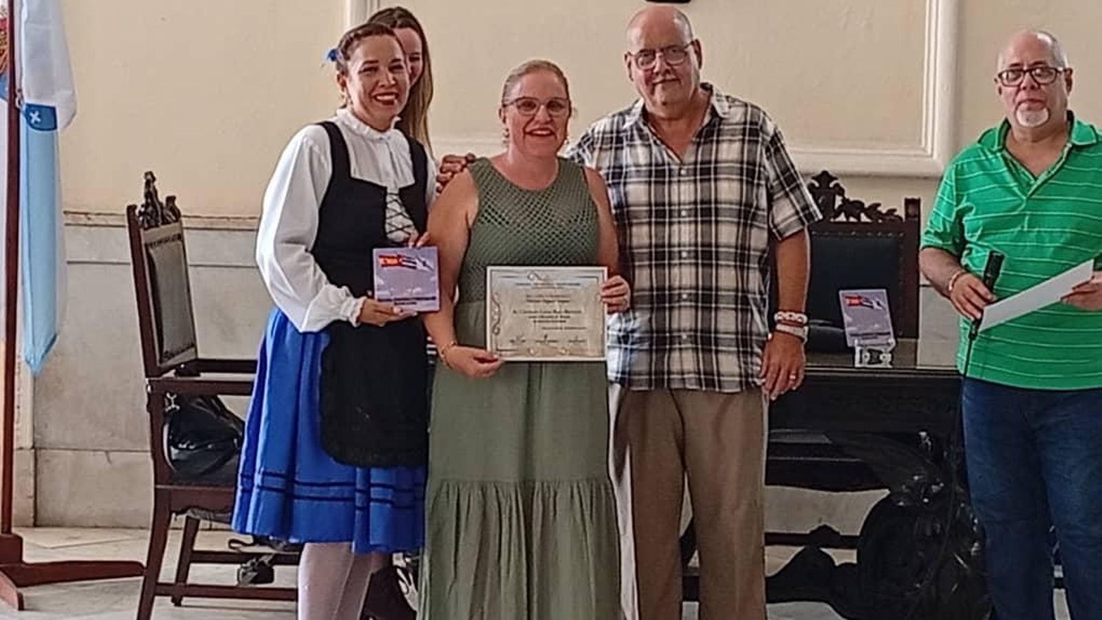 Otro de los momentos de la entrega de diplomas