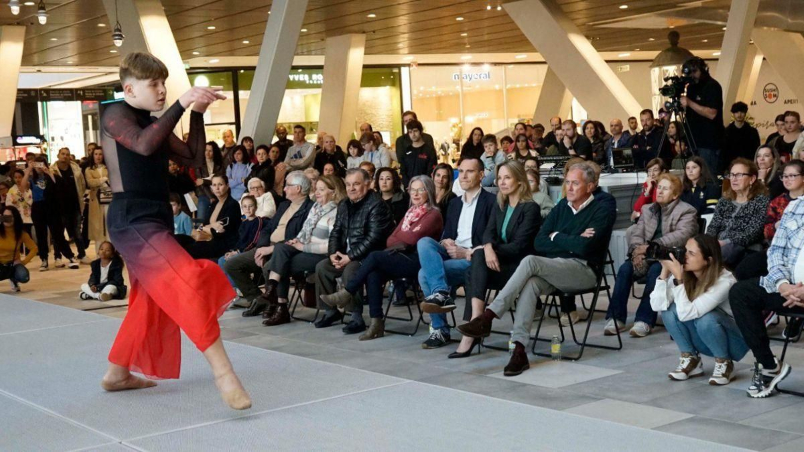 Un instante de la presentación de Vigo Porté, ayer en Vialia.