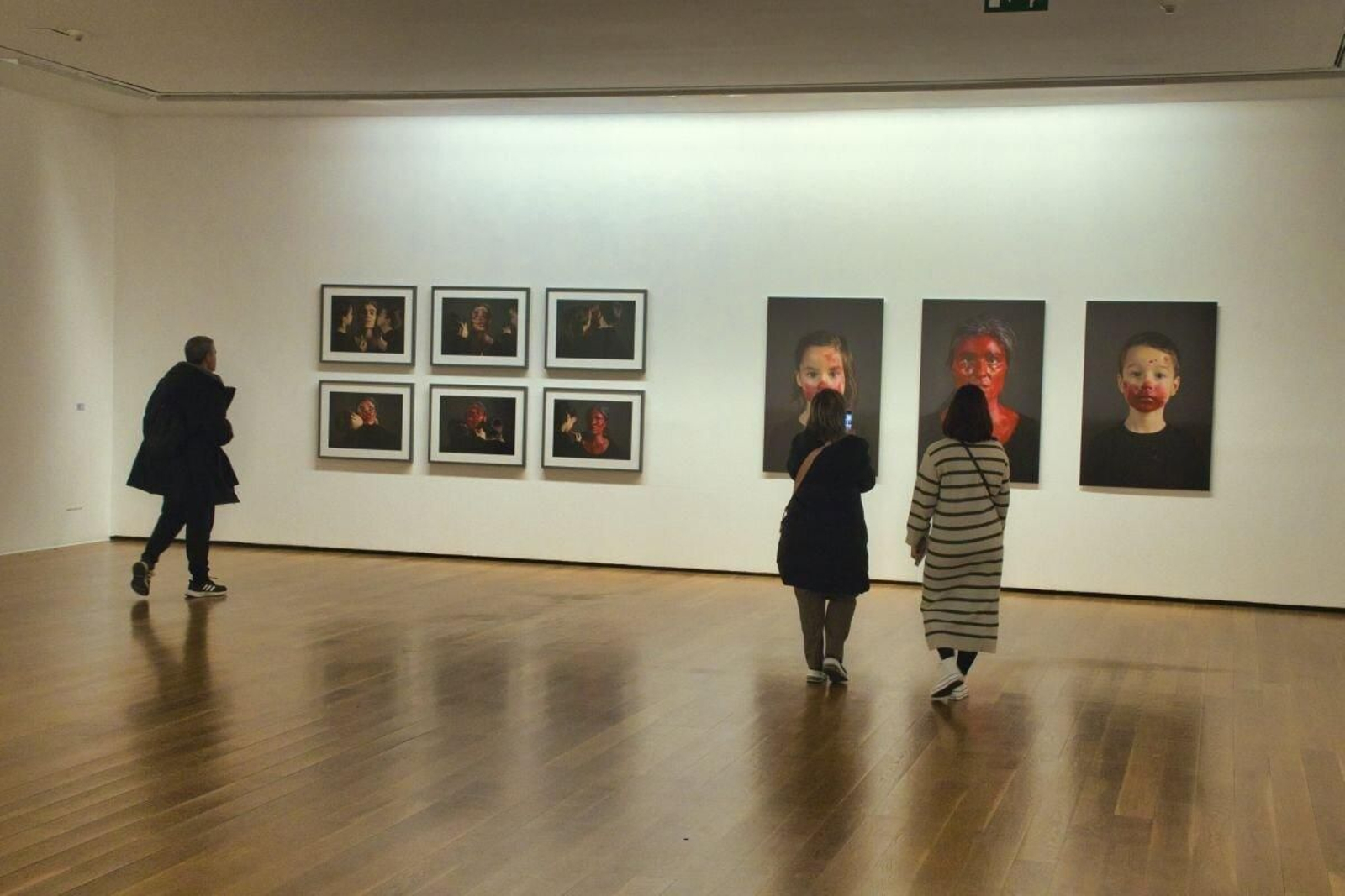 La obra de Andrea Costas Lago, donada a la colección del Marco, volvió a la sala del museo.