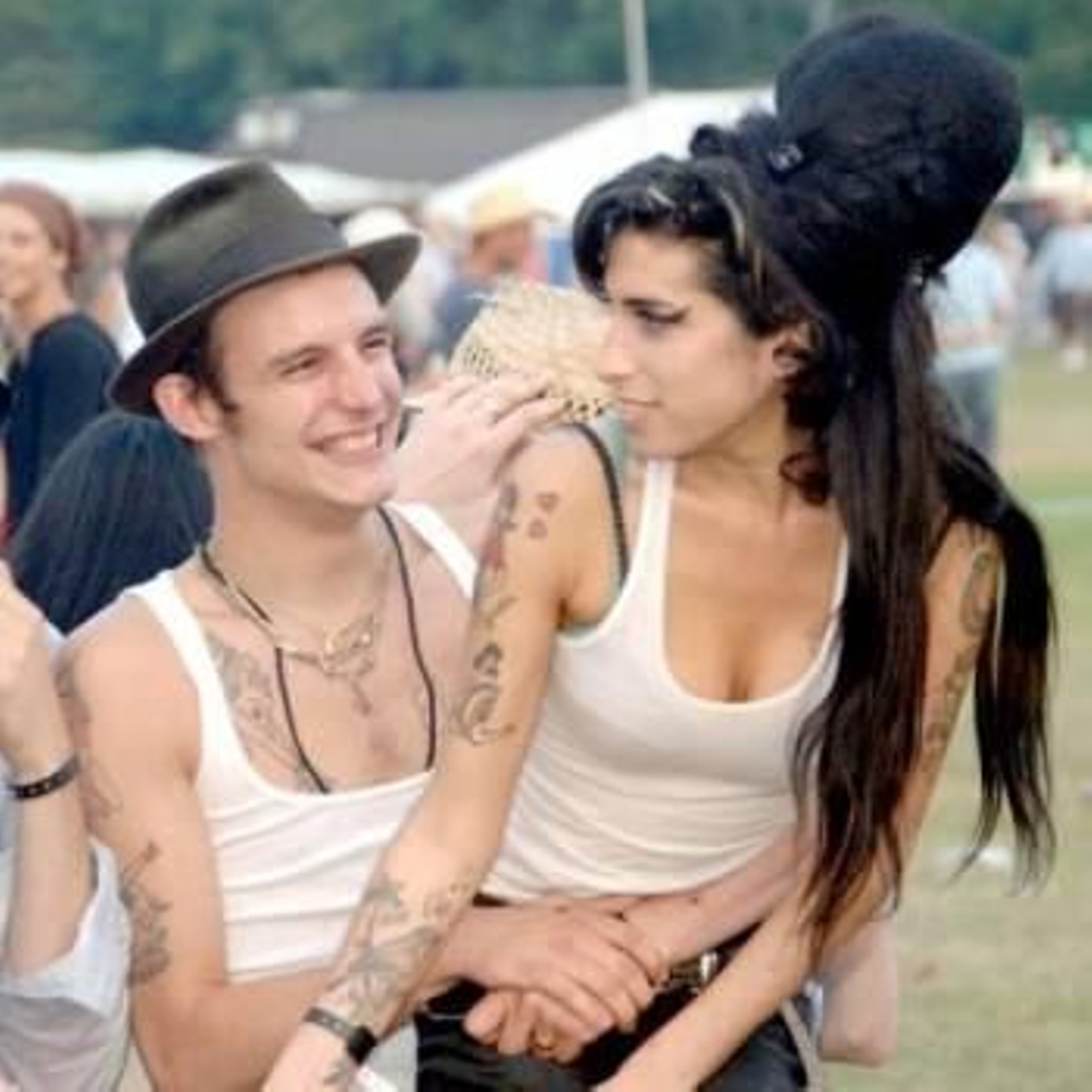Blake Fielder-Civil y Amy Winehouse.
