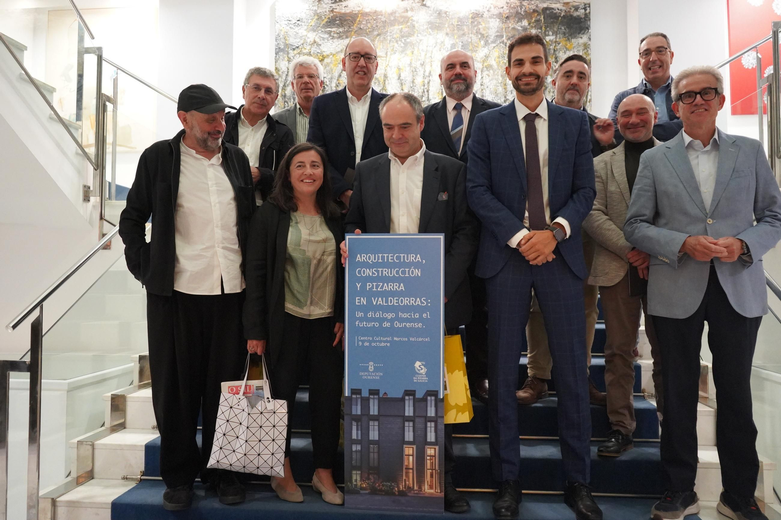 Participantes en la II Jornada Técnica “Arquitectura, construcción y pizarra en Valdeorras”