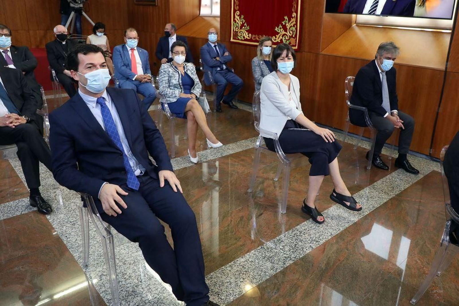 Alberto Núñez Feijóo toma
posesión como presidente de la Xunta