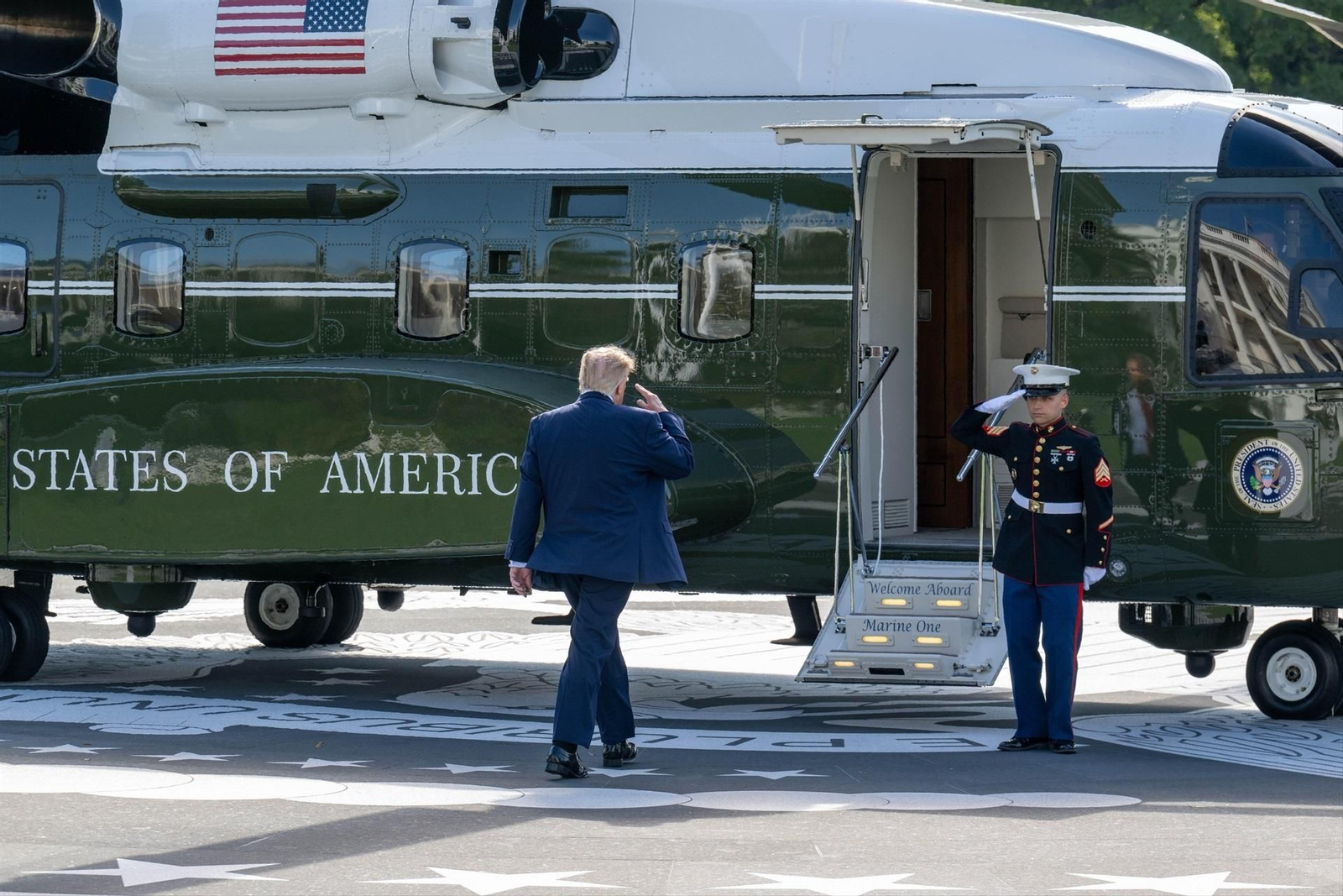 El presidente de Estados Unidos, Donald Trump