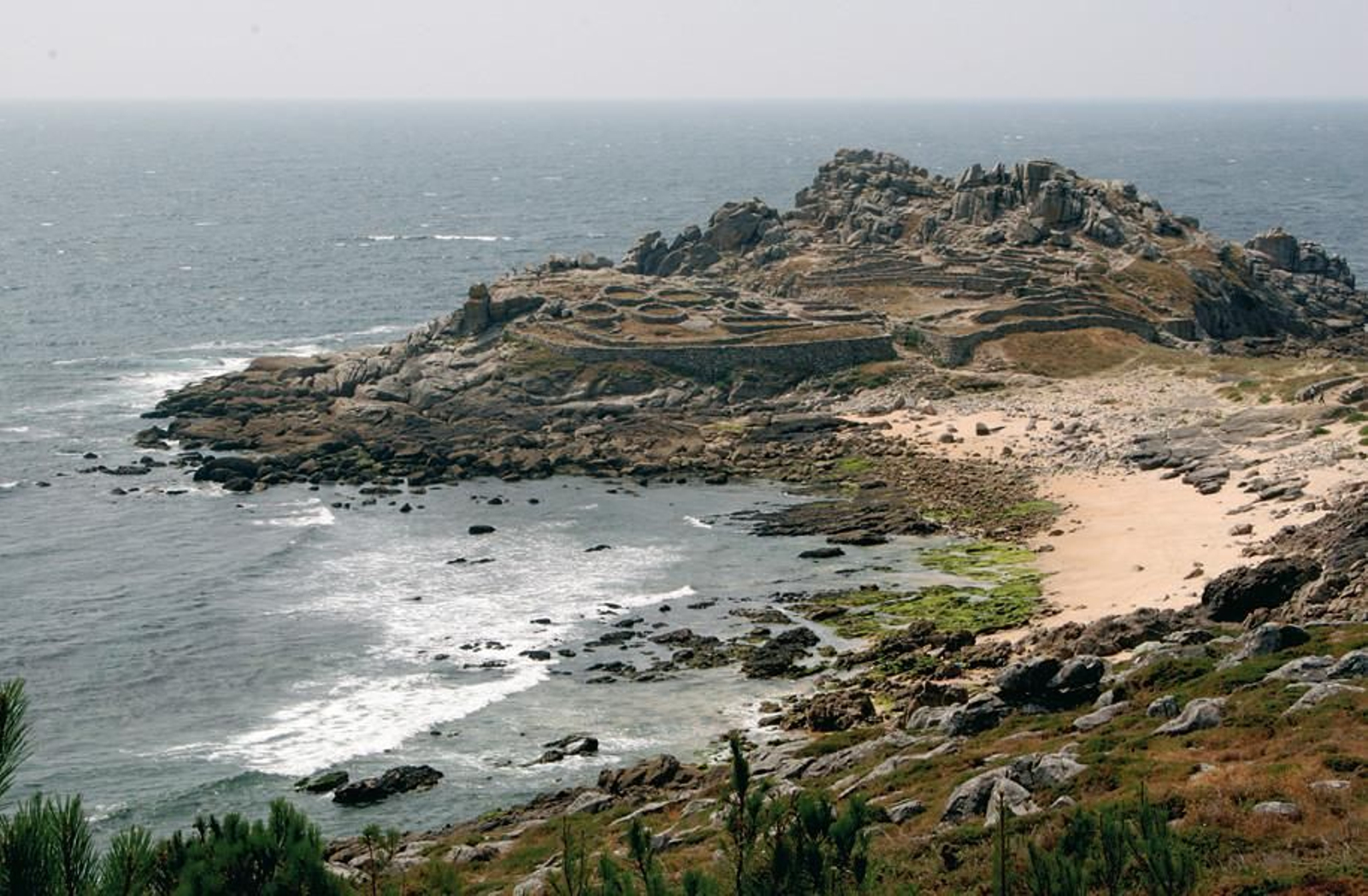 El Castro de Baroña, lugar en el que se econtraba mariscando la percebeira fallecida.