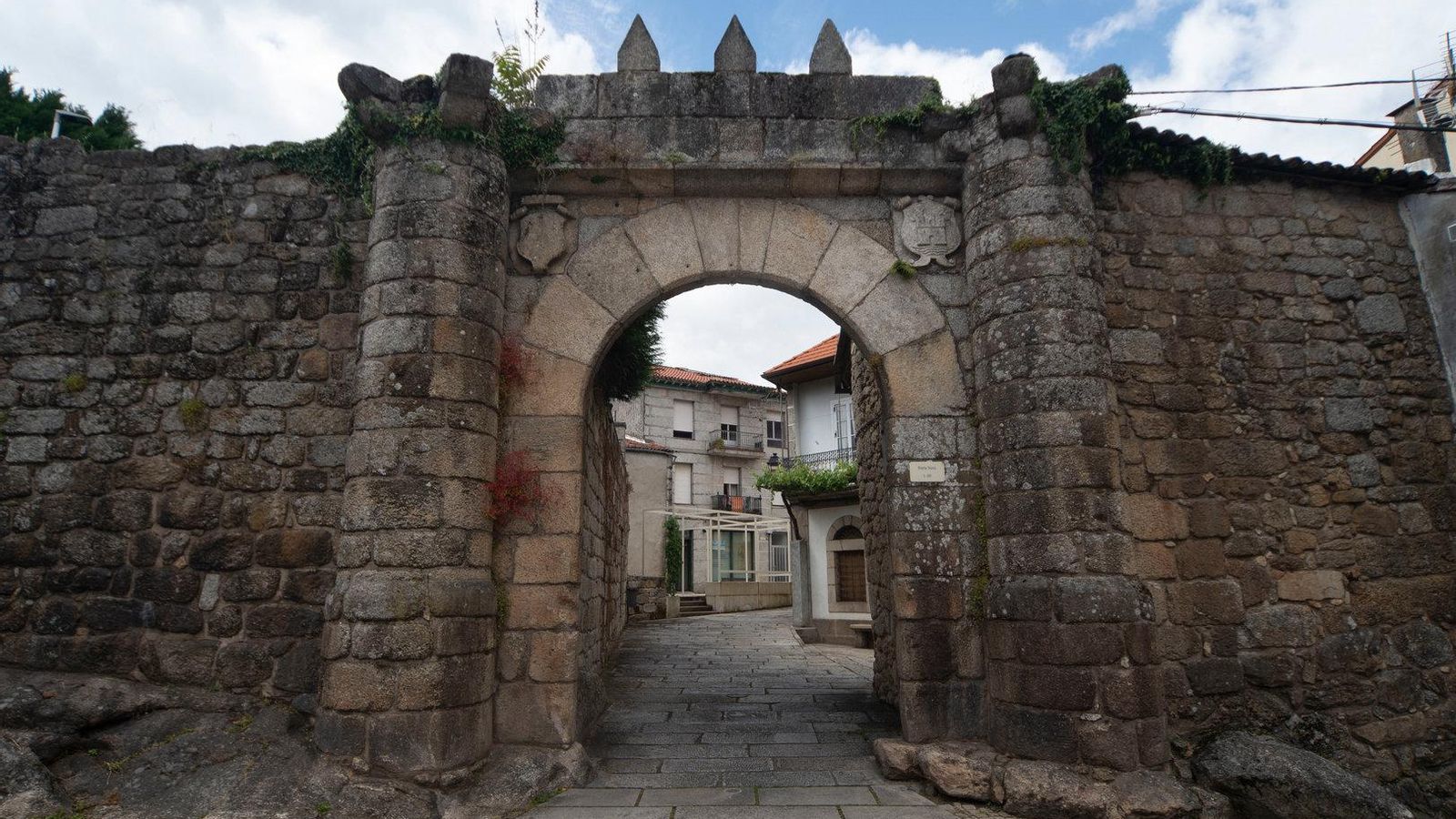 Una de las calles del barrio judío de Ribadavia.