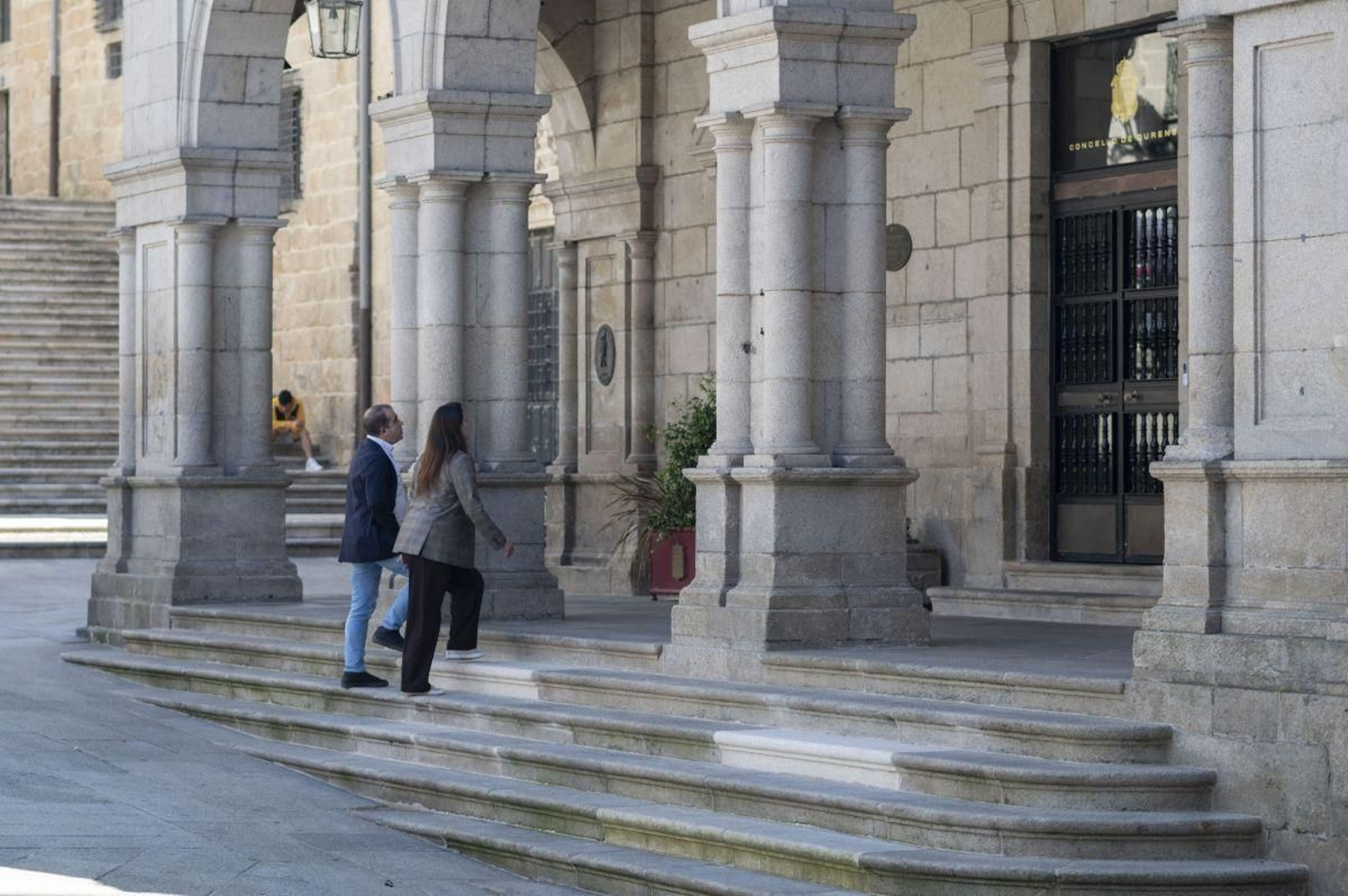 Entrada al Concello.