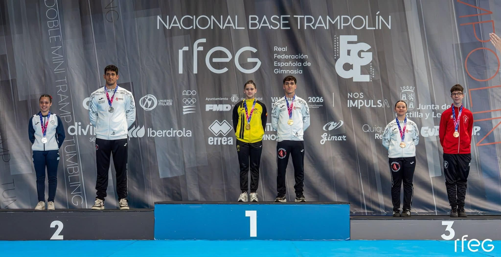 Valladolid encumbró al trampolín provincial