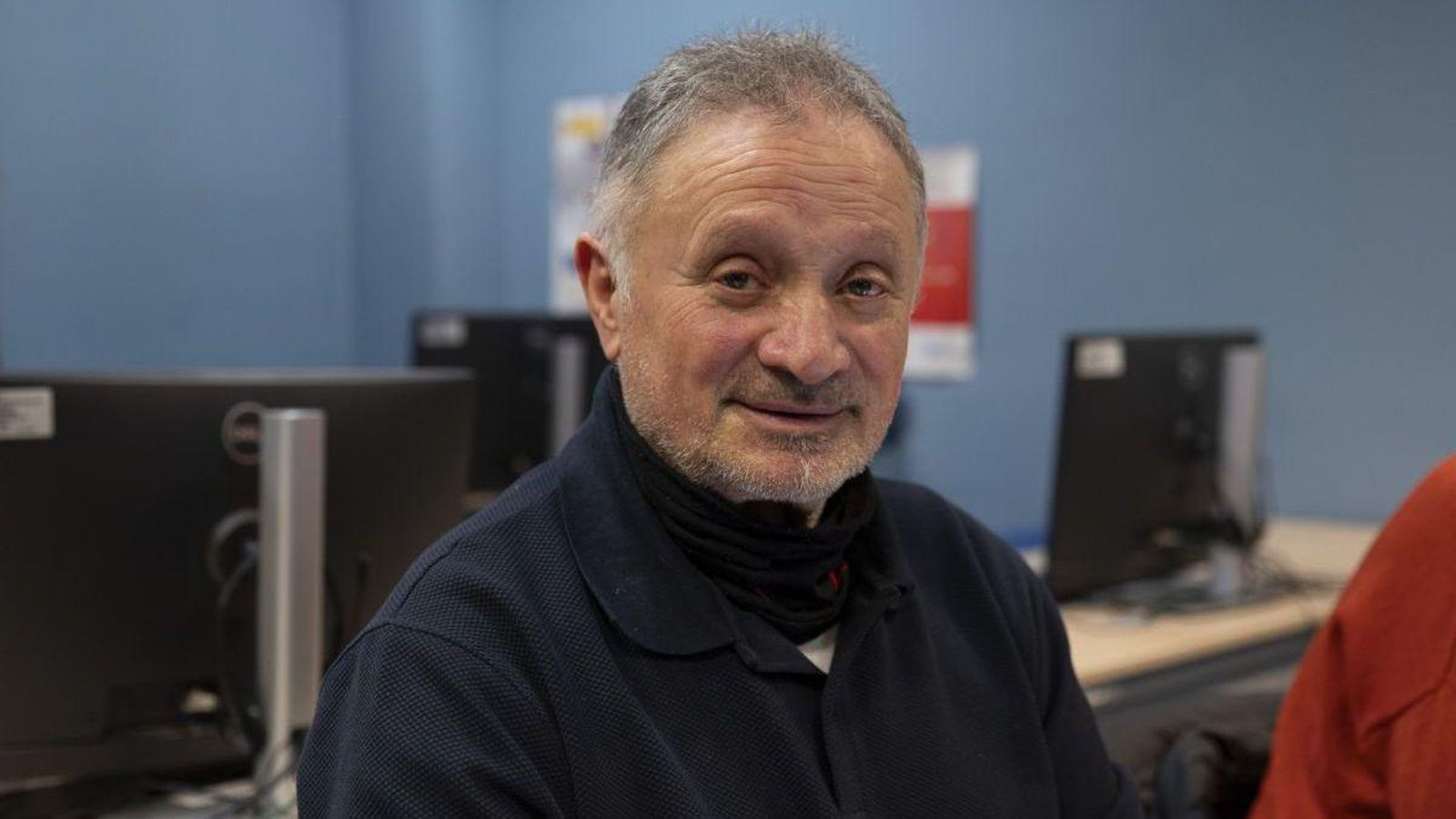 José Antonio Iglesias, 69 años, participante en el programa A Maiores en Celanova.