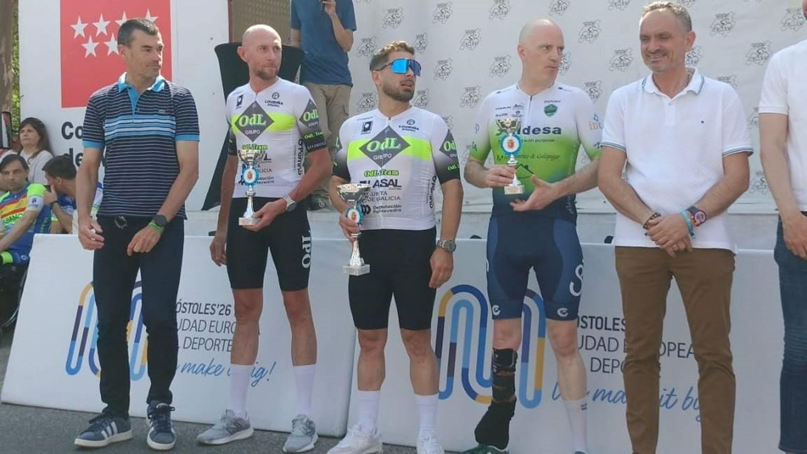 Los ciclistas del OdL Team coparon los podios en el Autonómico de Madrid.