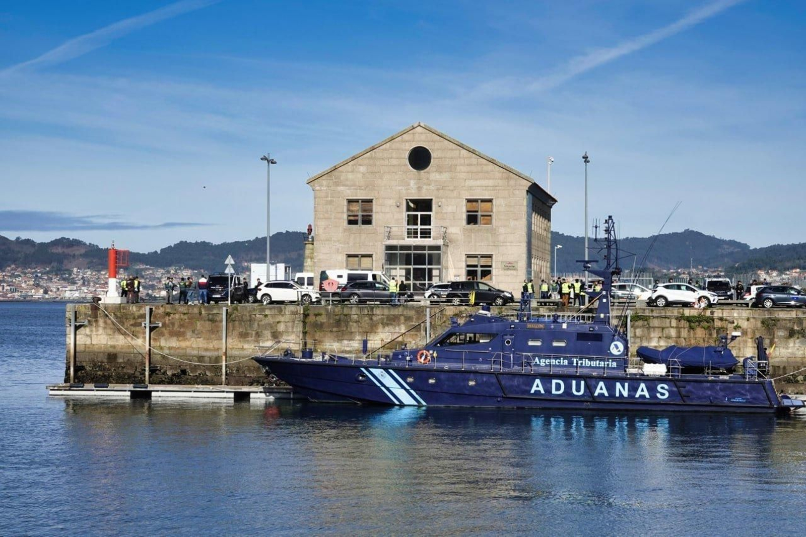 Llegada a Vigo del 'Petrel'.