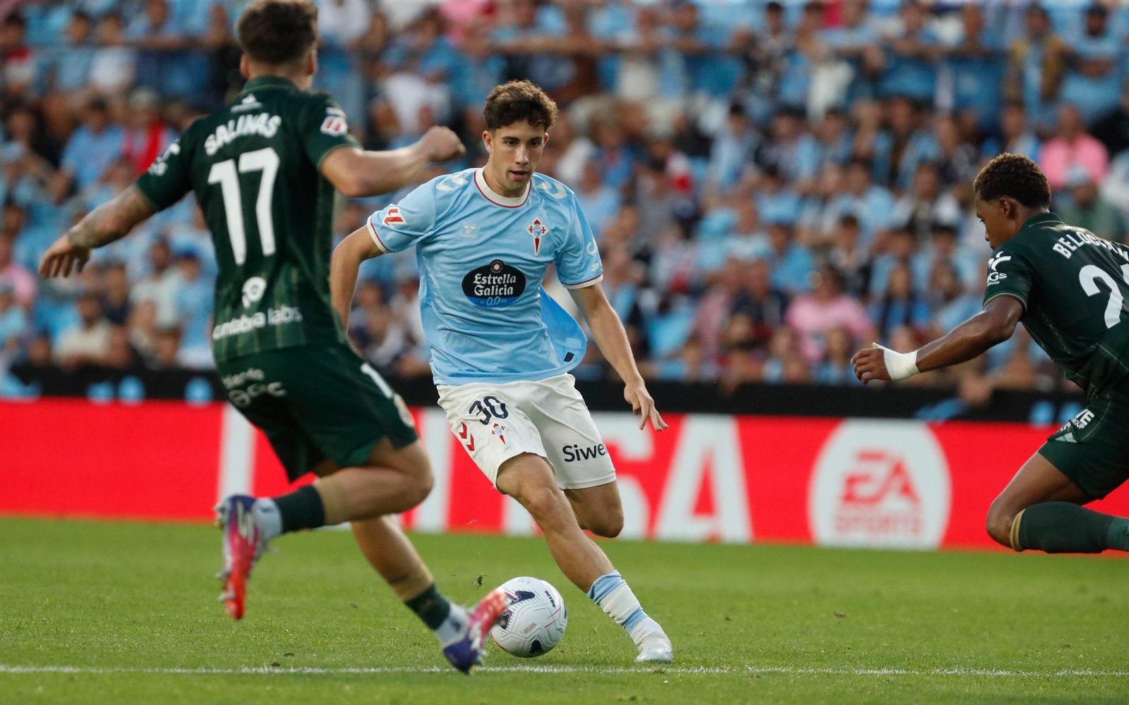 Galería | El partido entre Celta y Racing de Santander, en imágenes