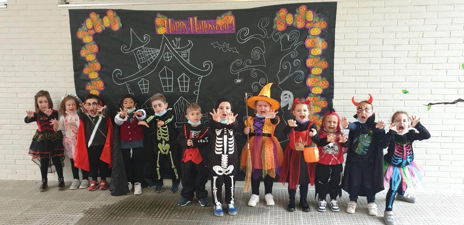 Seixalbo. Un susto para a foto de familia.