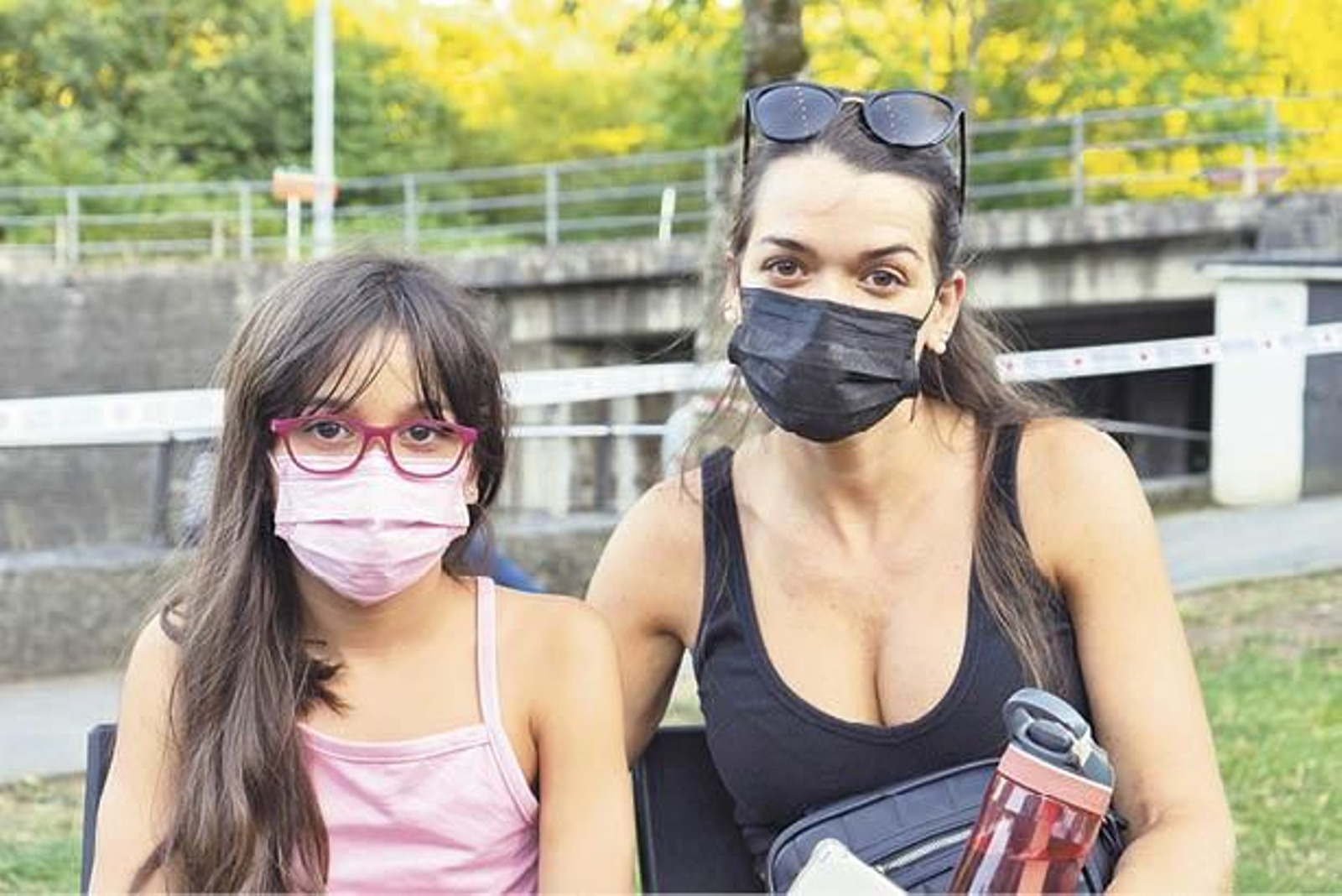 María e Camila.  (Miguel García)