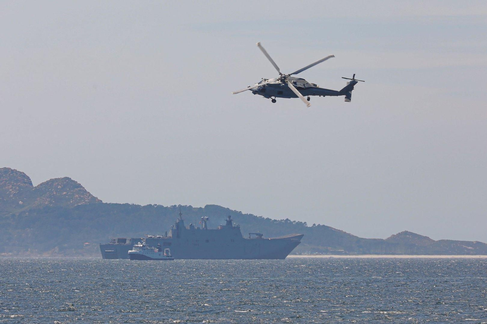 Exhibición flota Dédalo 24 en Samil.