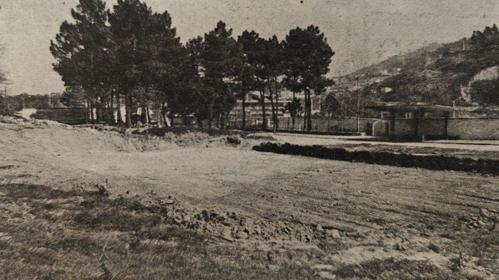 Estado de las obras de la futura piscina olímpica de Oira.
